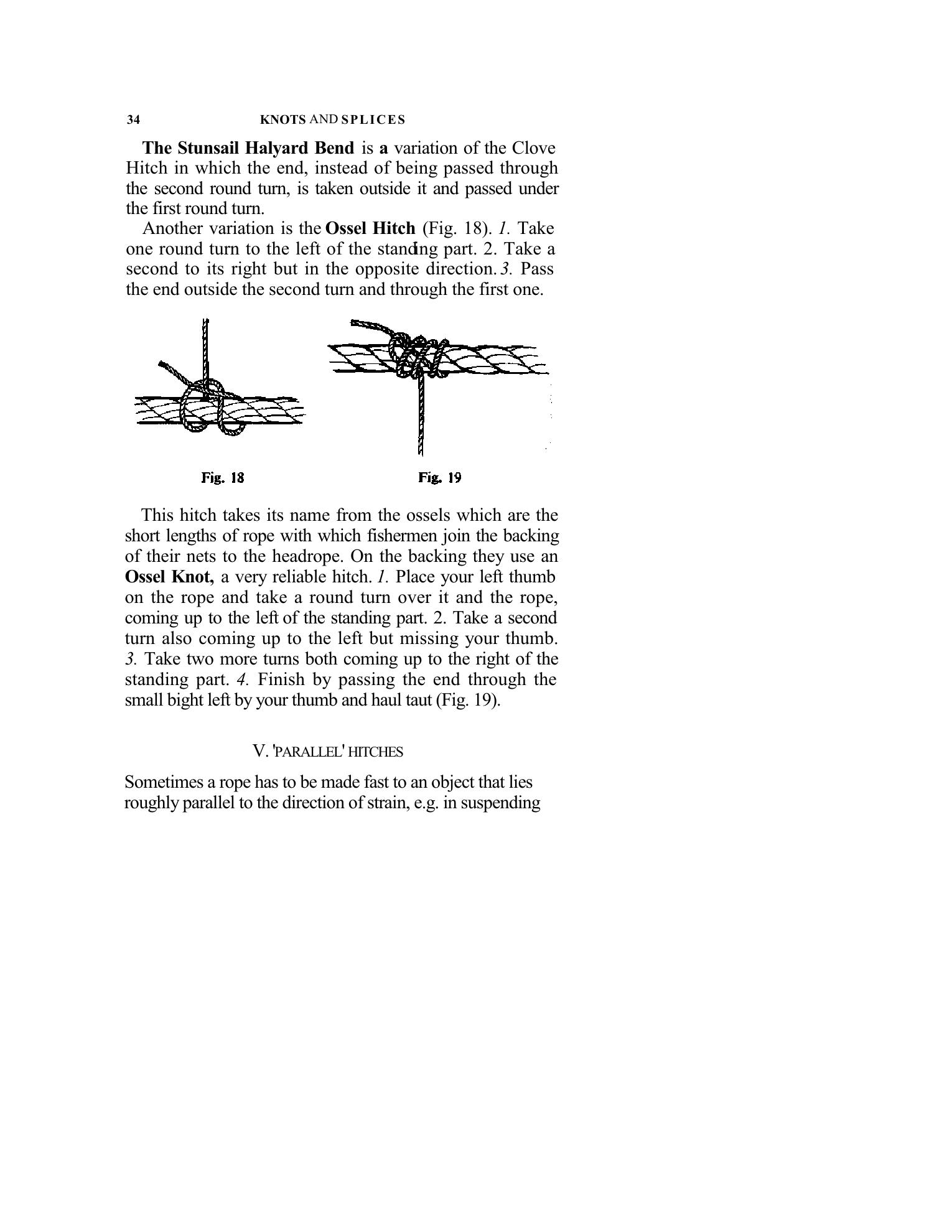 Handbook of Knots and Splices and Other Work with Hempen and Wire Ropes — страница 34