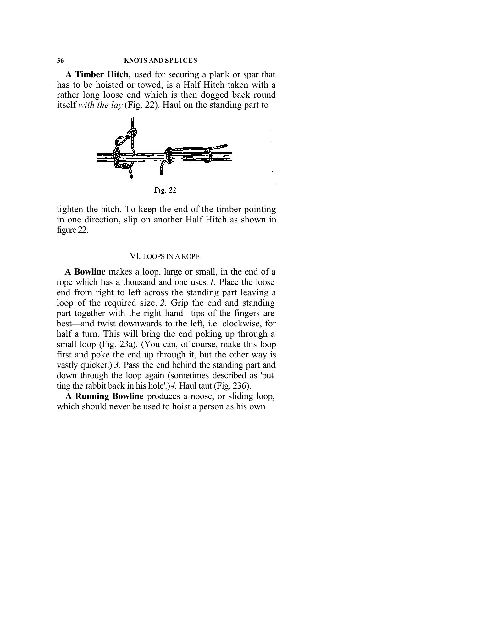 Handbook of Knots and Splices and Other Work with Hempen and Wire Ropes — страница 36
