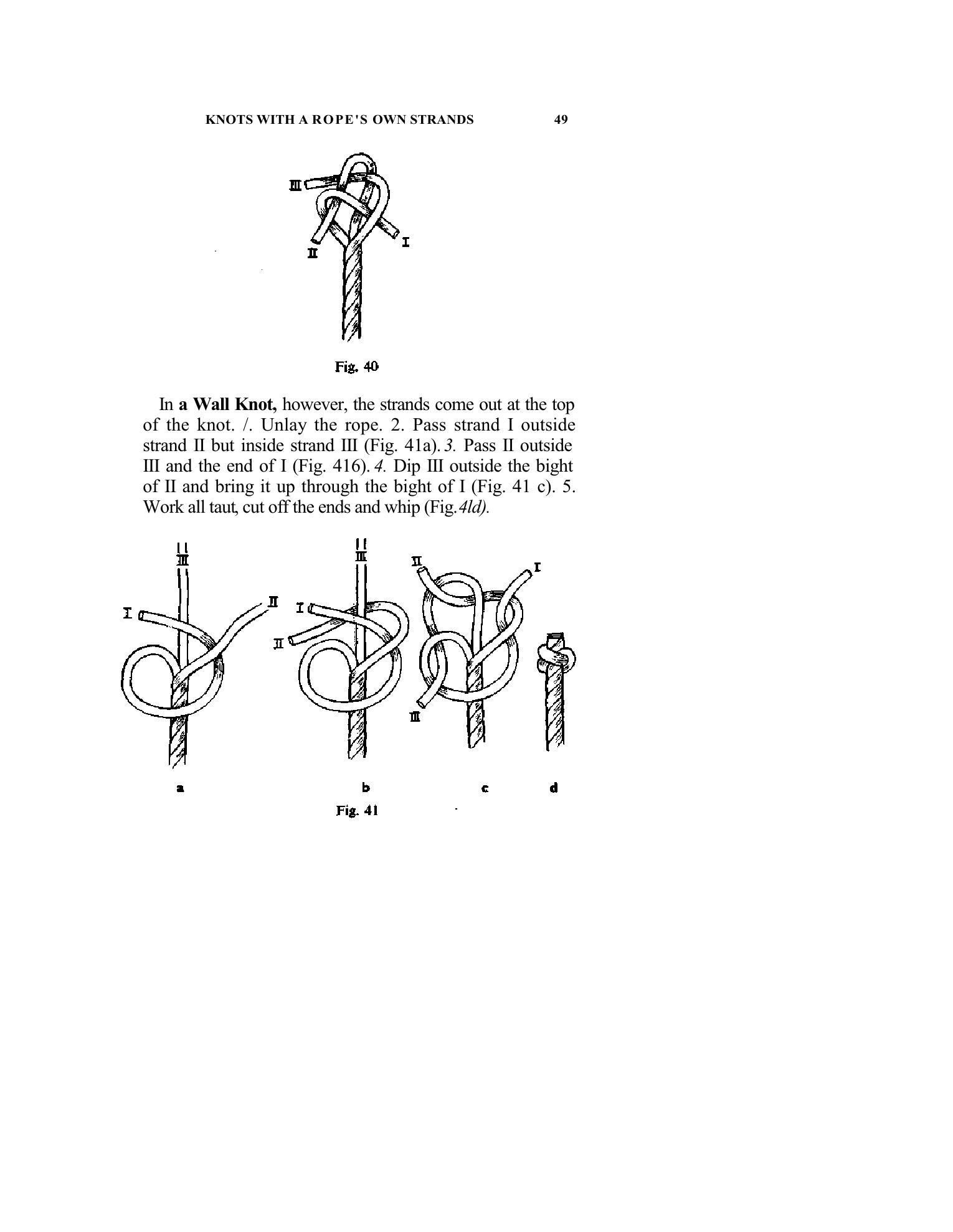 Handbook of Knots and Splices and Other Work with Hempen and Wire Ropes — страница 49