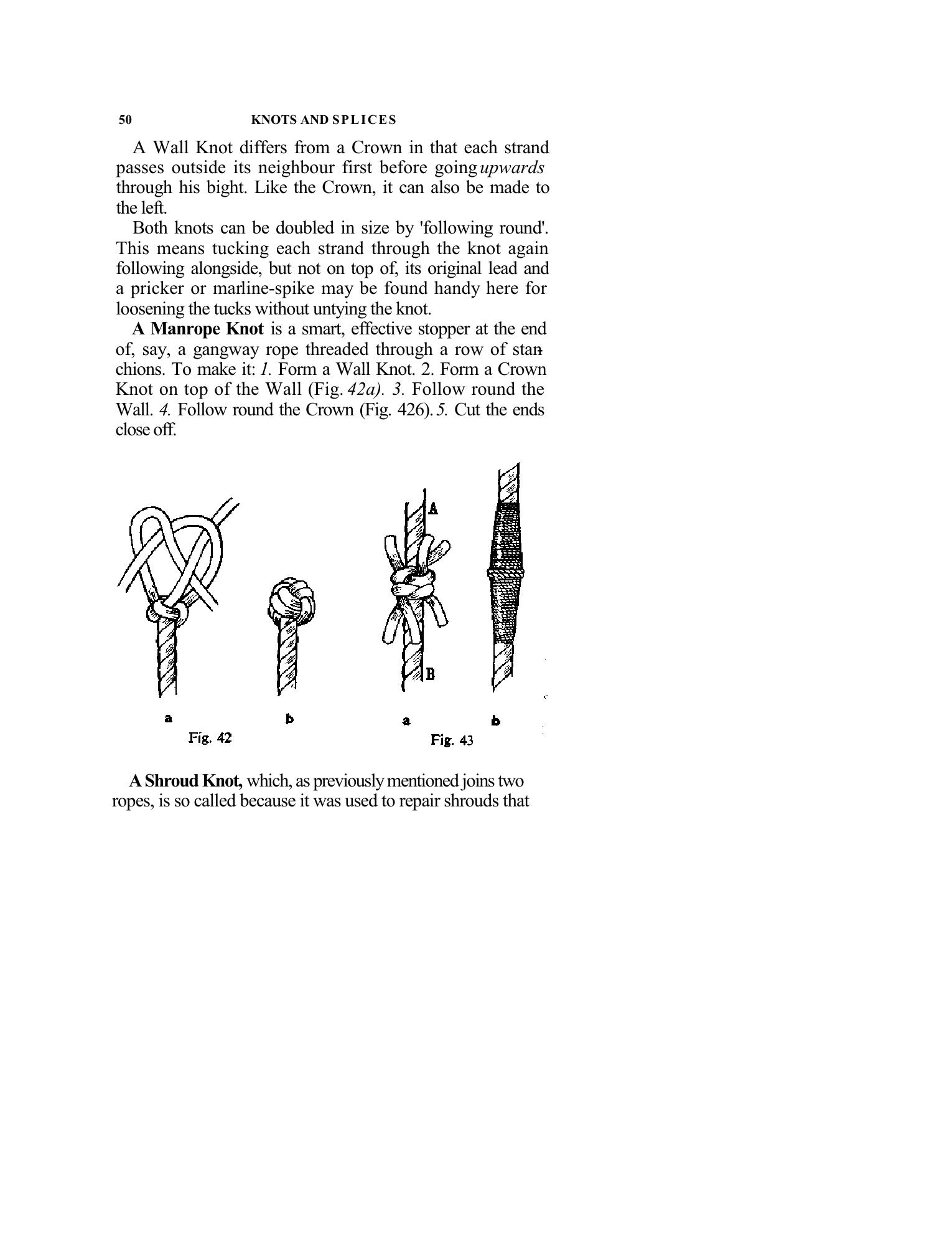 Handbook of Knots and Splices and Other Work with Hempen and Wire Ropes — страница 50