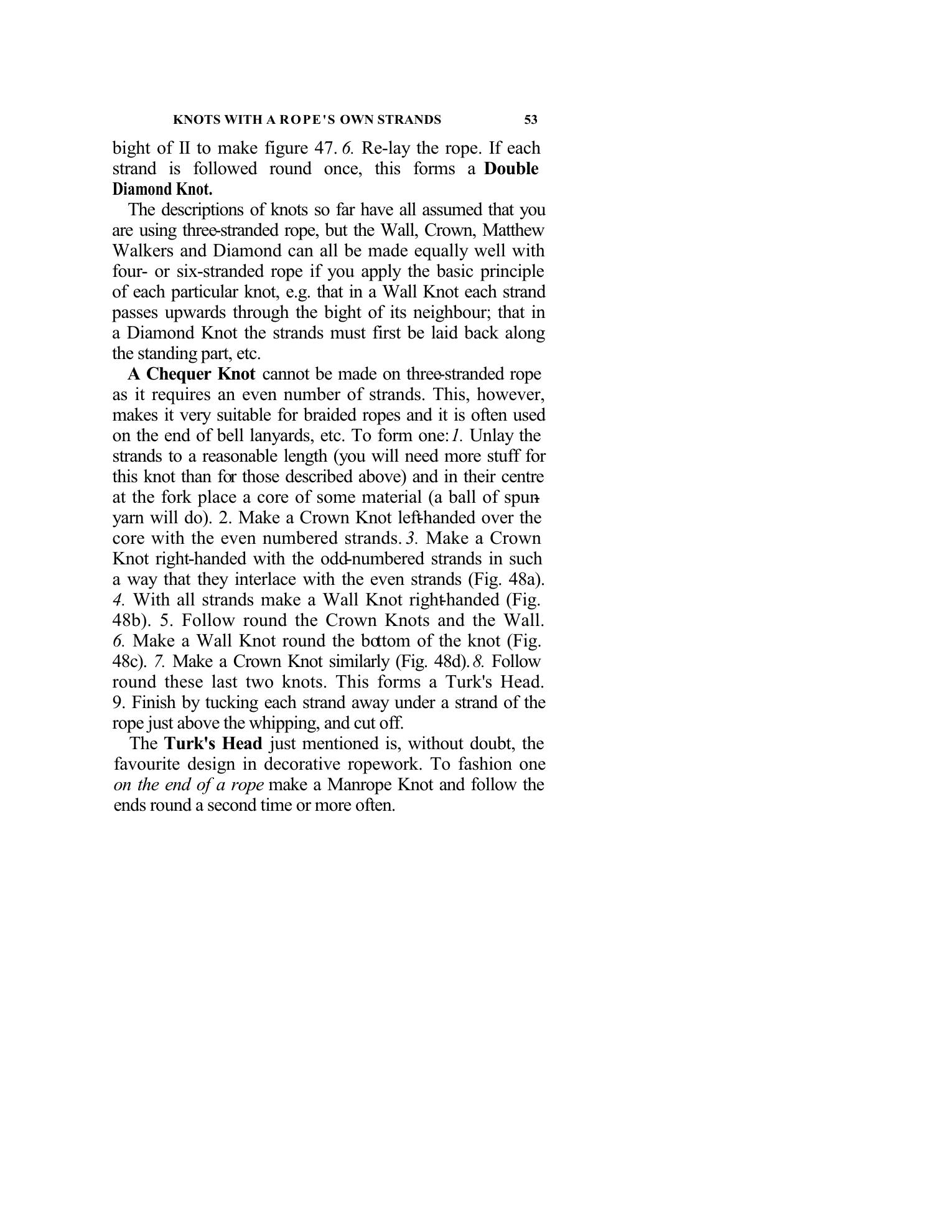 Handbook of Knots and Splices and Other Work with Hempen and Wire Ropes — страница 53