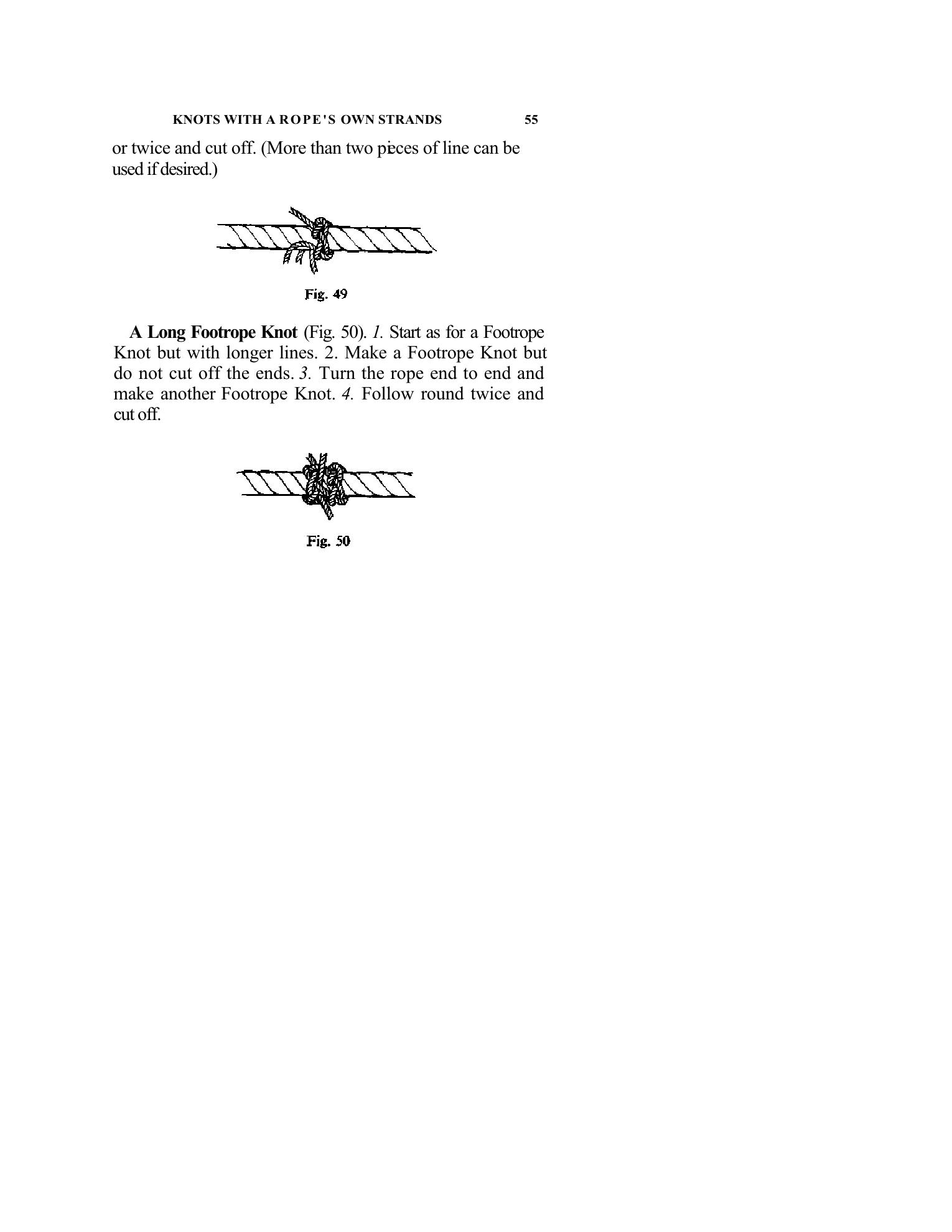 Handbook of Knots and Splices and Other Work with Hempen and Wire Ropes — страница 55