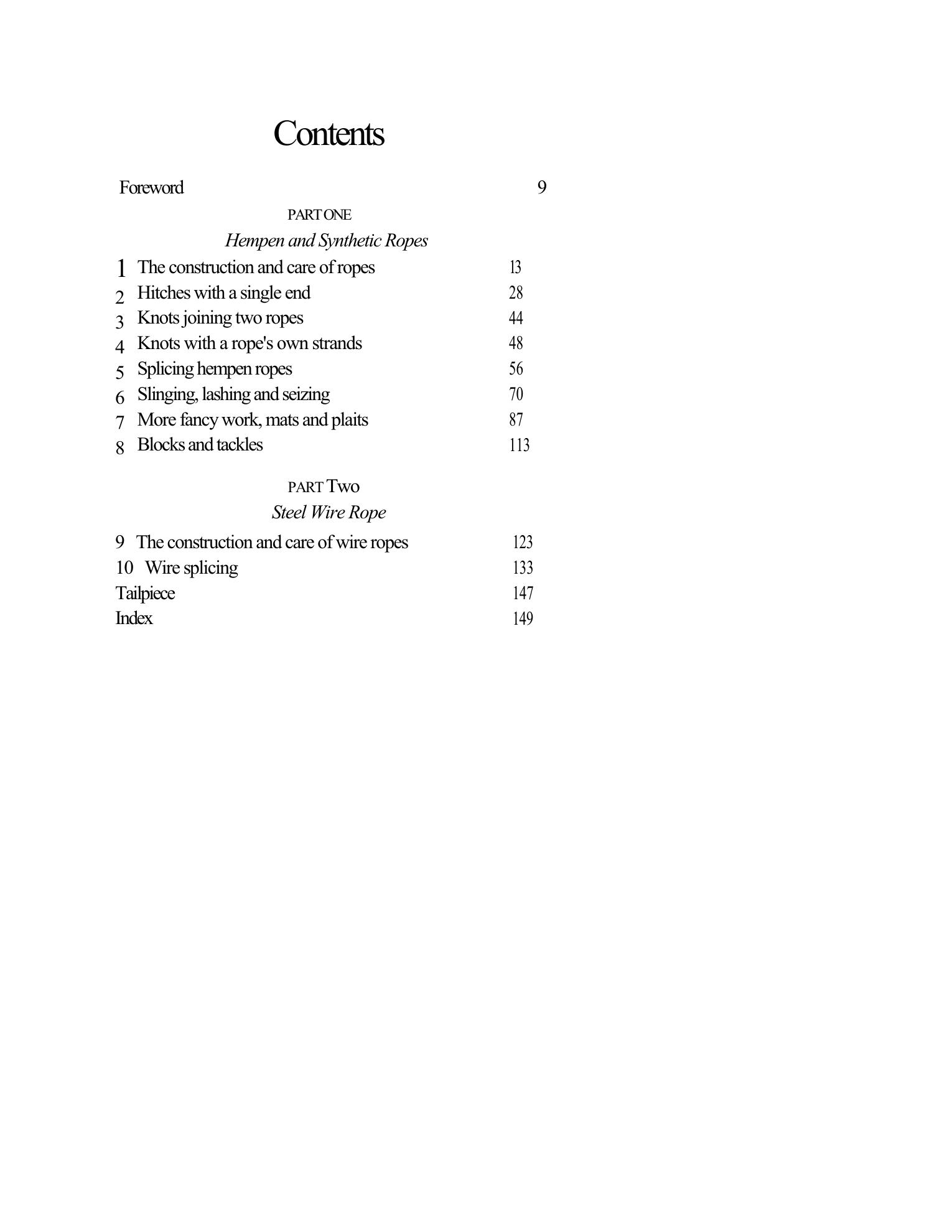 Handbook of Knots and Splices and Other Work with Hempen and Wire Ropes — страница 7