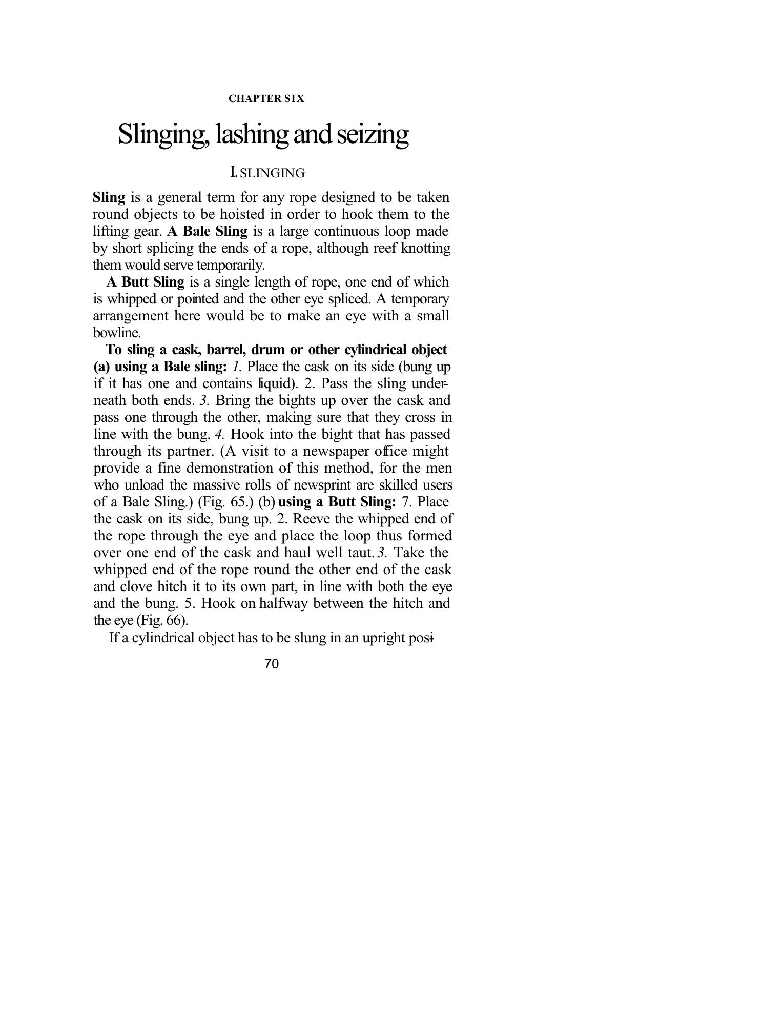 Handbook of Knots and Splices and Other Work with Hempen and Wire Ropes — страница 70