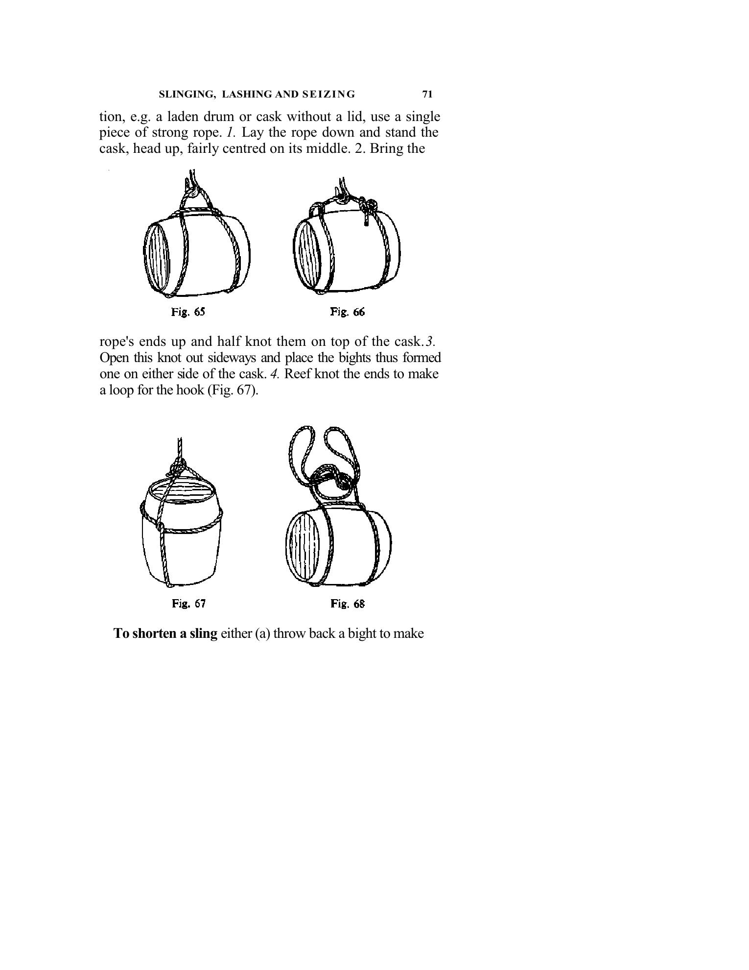 Handbook of Knots and Splices and Other Work with Hempen and Wire Ropes — страница 71