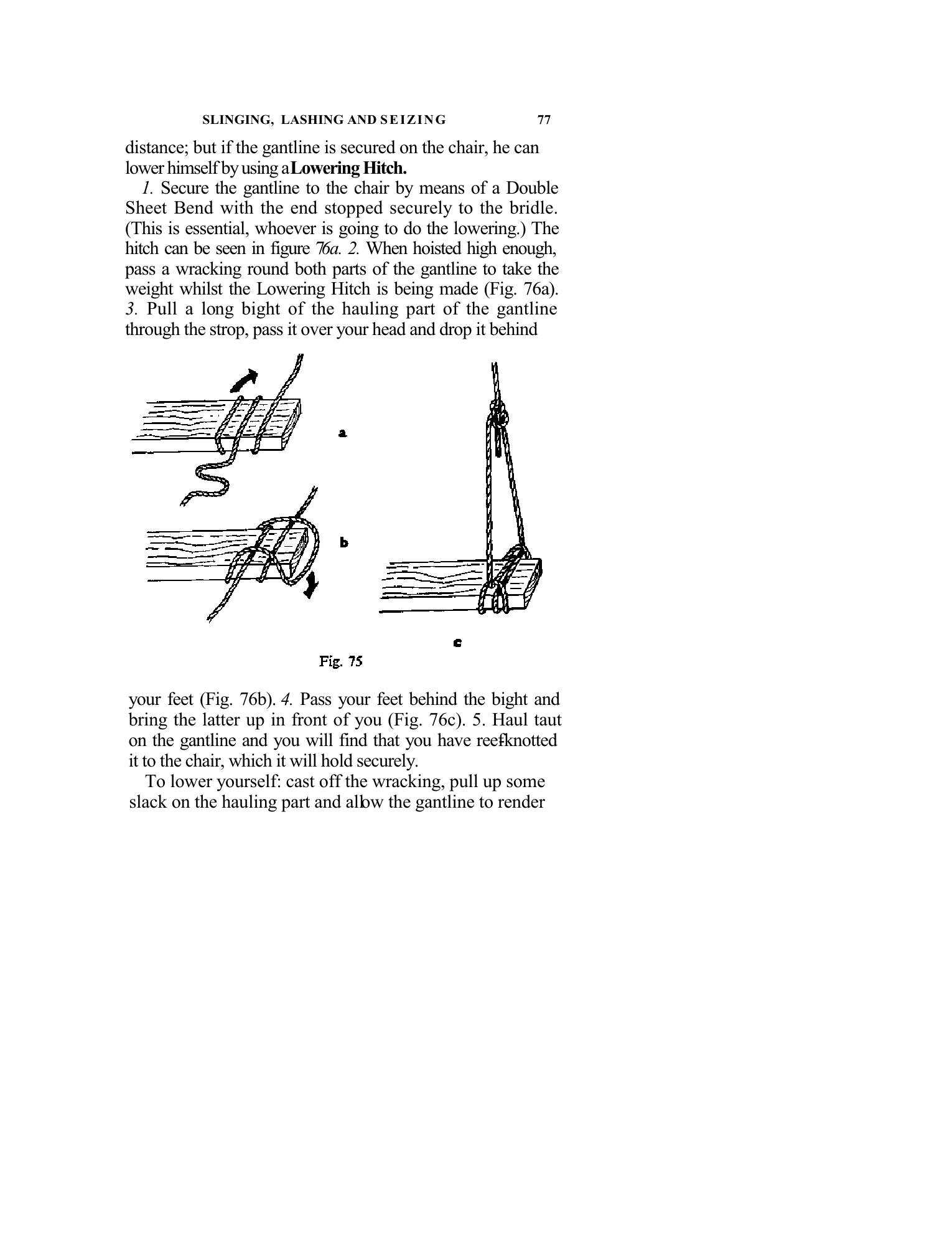 Handbook of Knots and Splices and Other Work with Hempen and Wire Ropes — страница 77