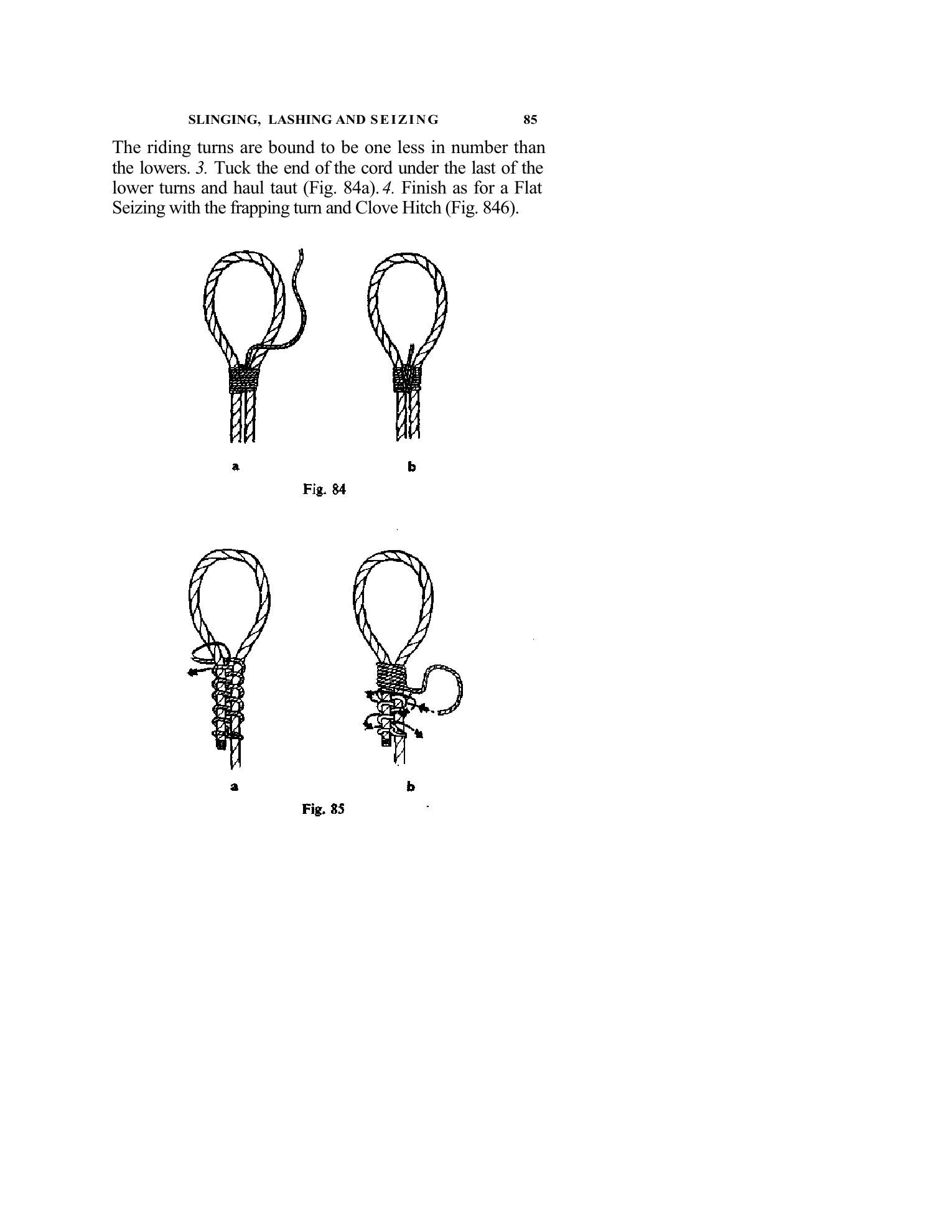 Handbook of Knots and Splices and Other Work with Hempen and Wire Ropes — страница 85