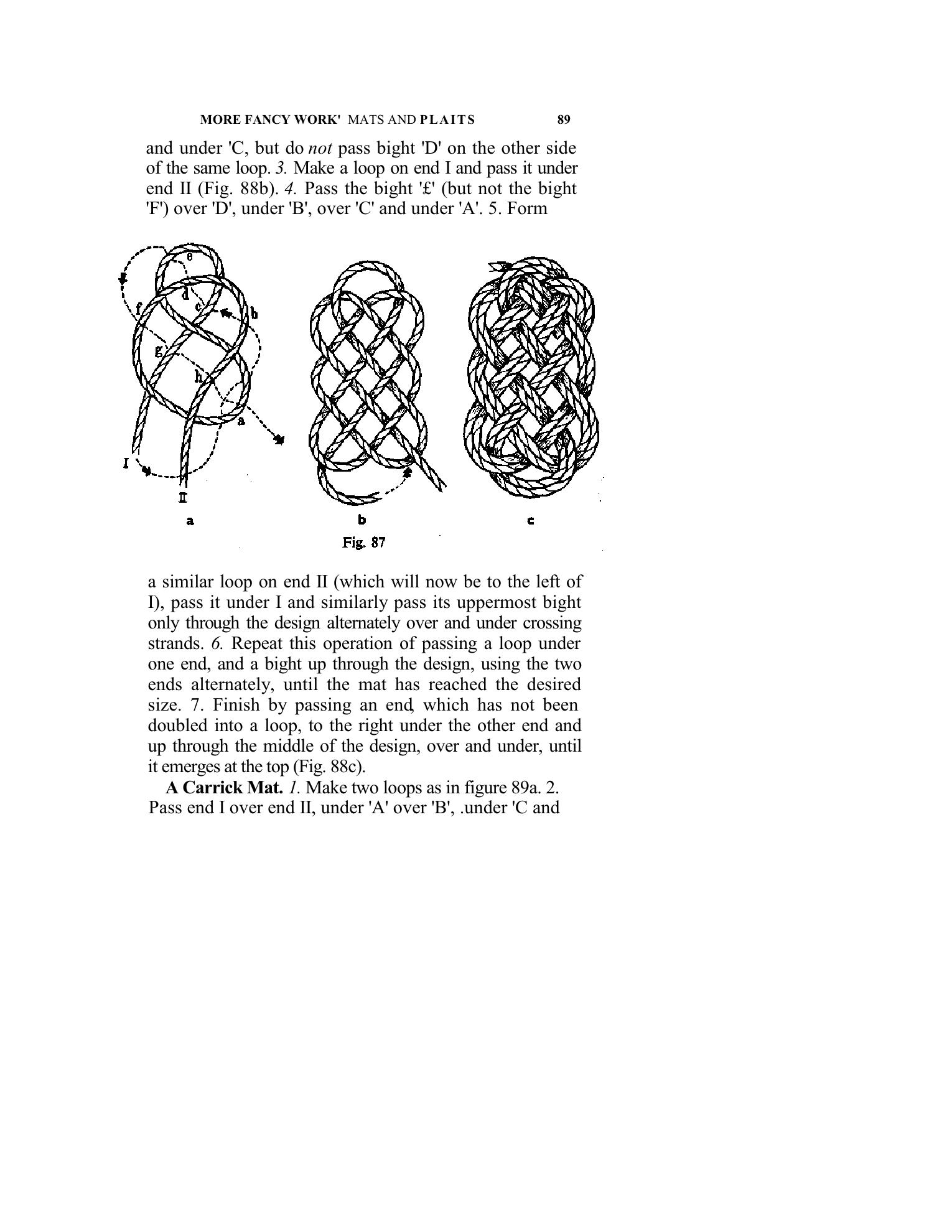 Handbook of Knots and Splices and Other Work with Hempen and Wire Ropes — страница 89