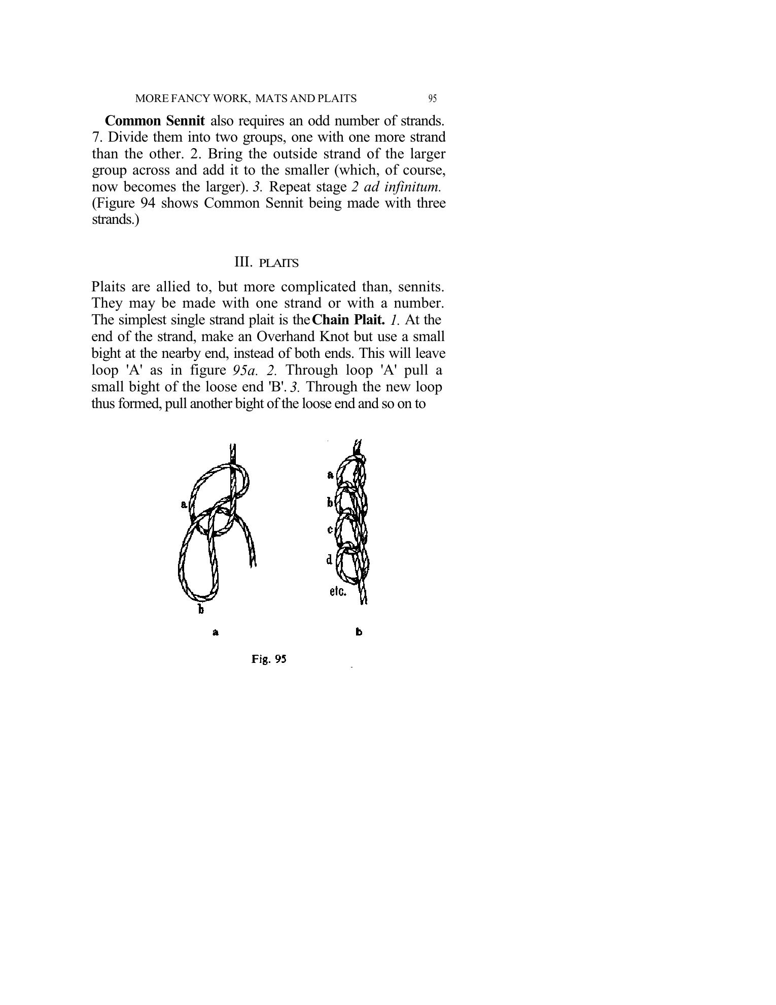 Handbook of Knots and Splices and Other Work with Hempen and Wire Ropes — страница 95