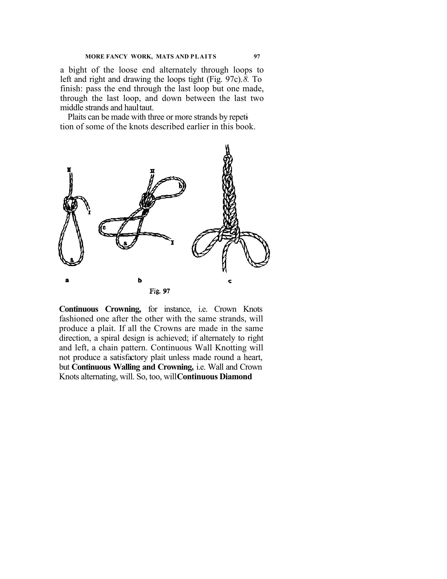 Handbook of Knots and Splices and Other Work with Hempen and Wire Ropes — страница 97