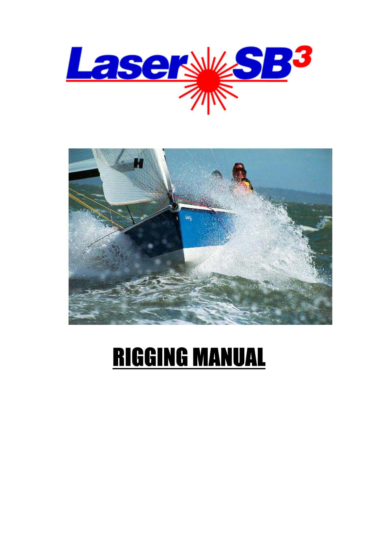 Laser SB3 (SB20) Rigging Manual — страница 1