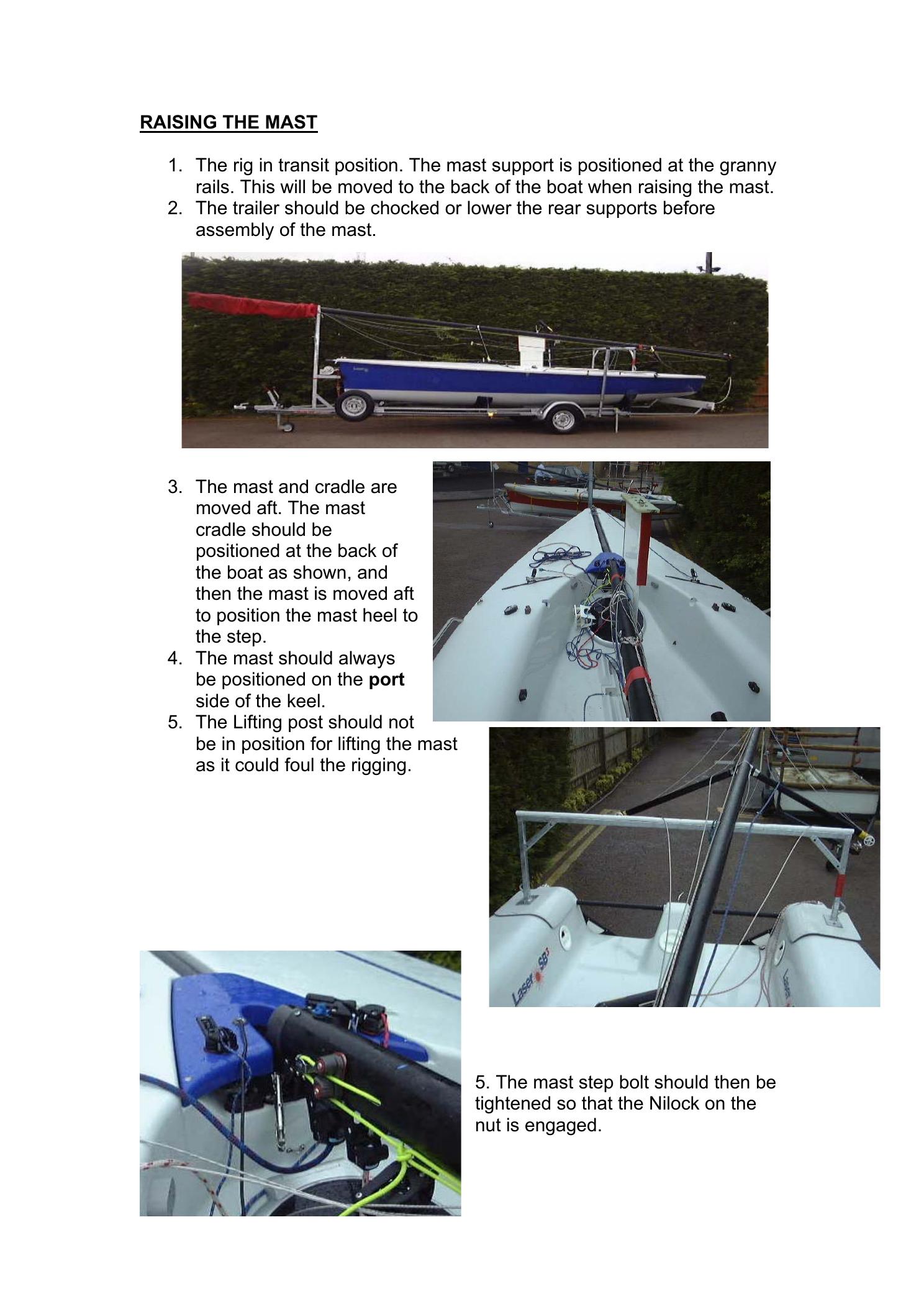 Laser SB3 (SB20) Rigging Manual — страница 11