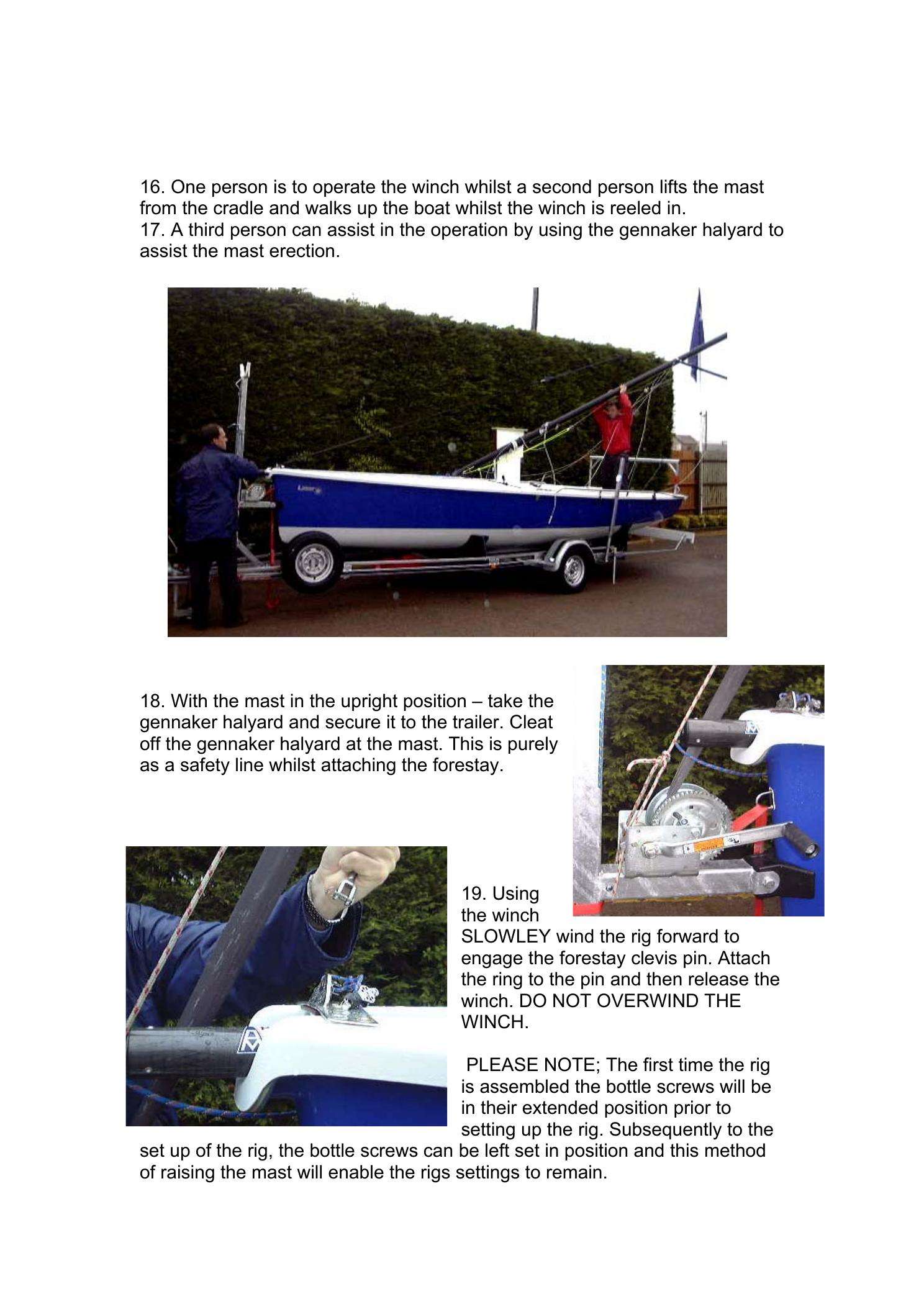 Laser SB3 (SB20) Rigging Manual — страница 13