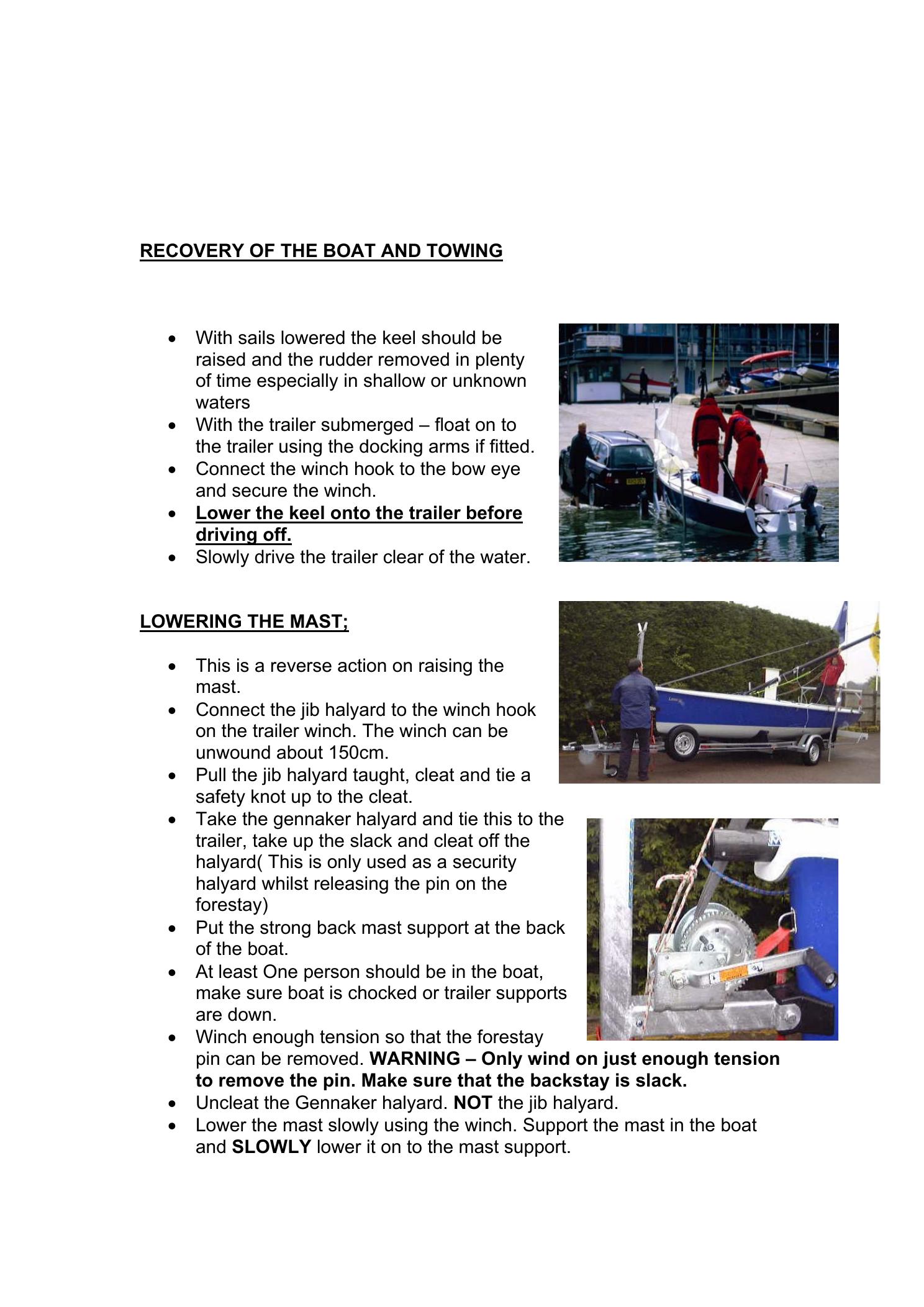 Laser SB3 (SB20) Rigging Manual — страница 28