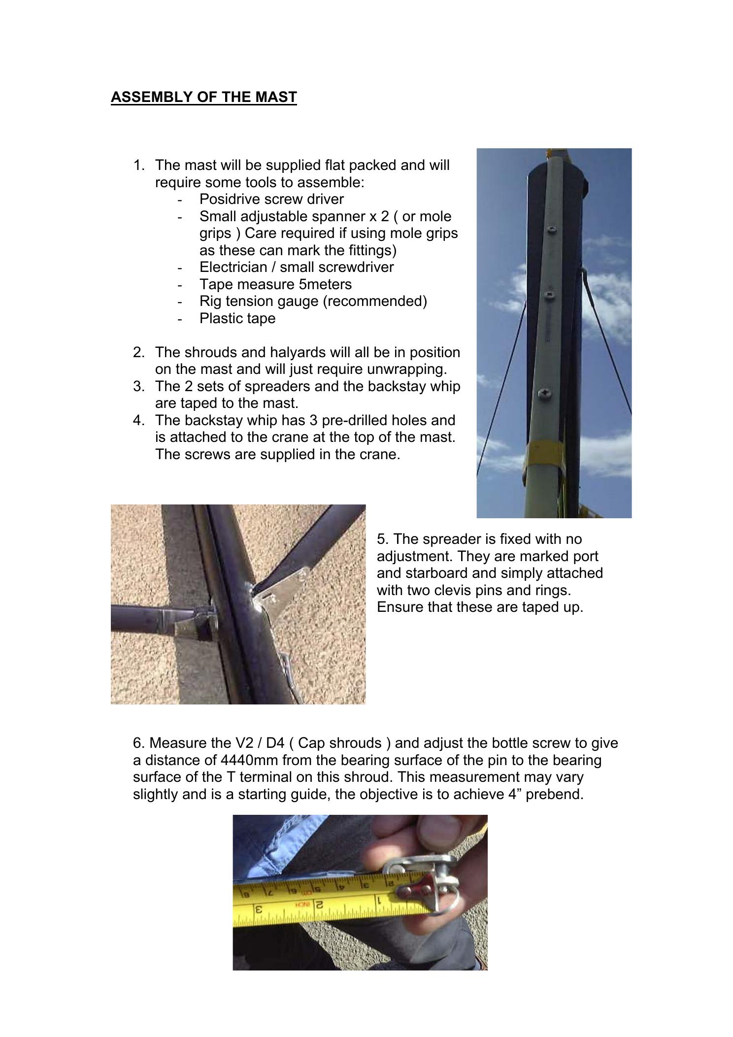 Laser SB3 (SB20) Rigging Manual — страница 9