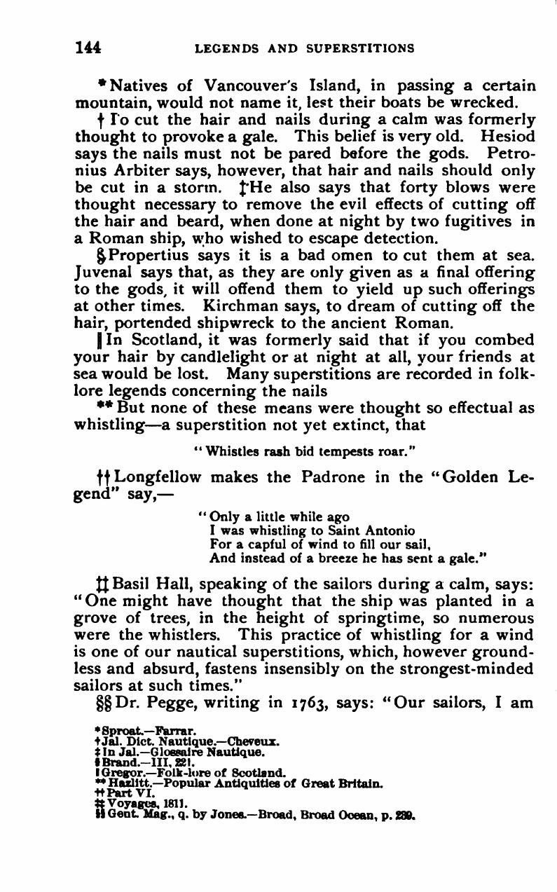 Legends and Superstitions of the Sea, and of Sailors in All Lands and at All Times — страница 145