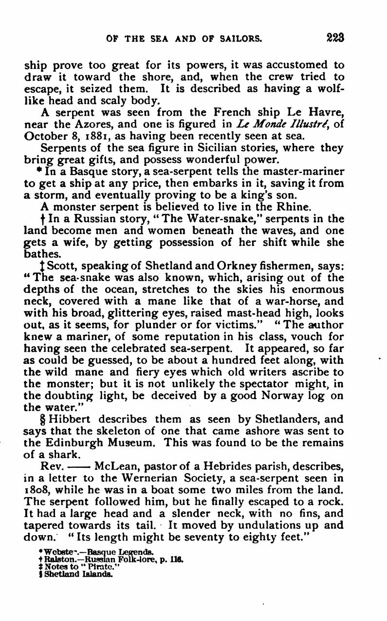 Legends and Superstitions of the Sea, and of Sailors in All Lands and at All Times — страница 224