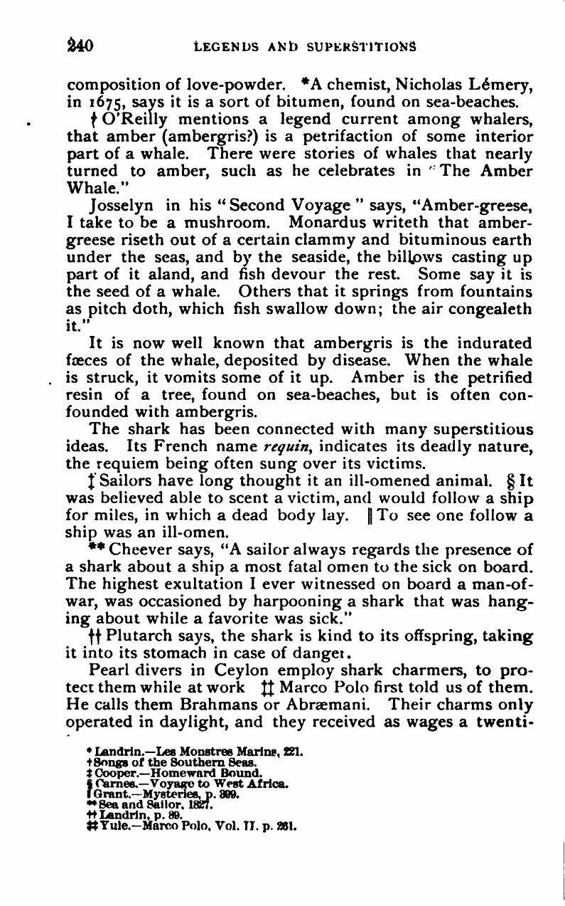 Legends and Superstitions of the Sea, and of Sailors in All Lands and at All Times — страница 241