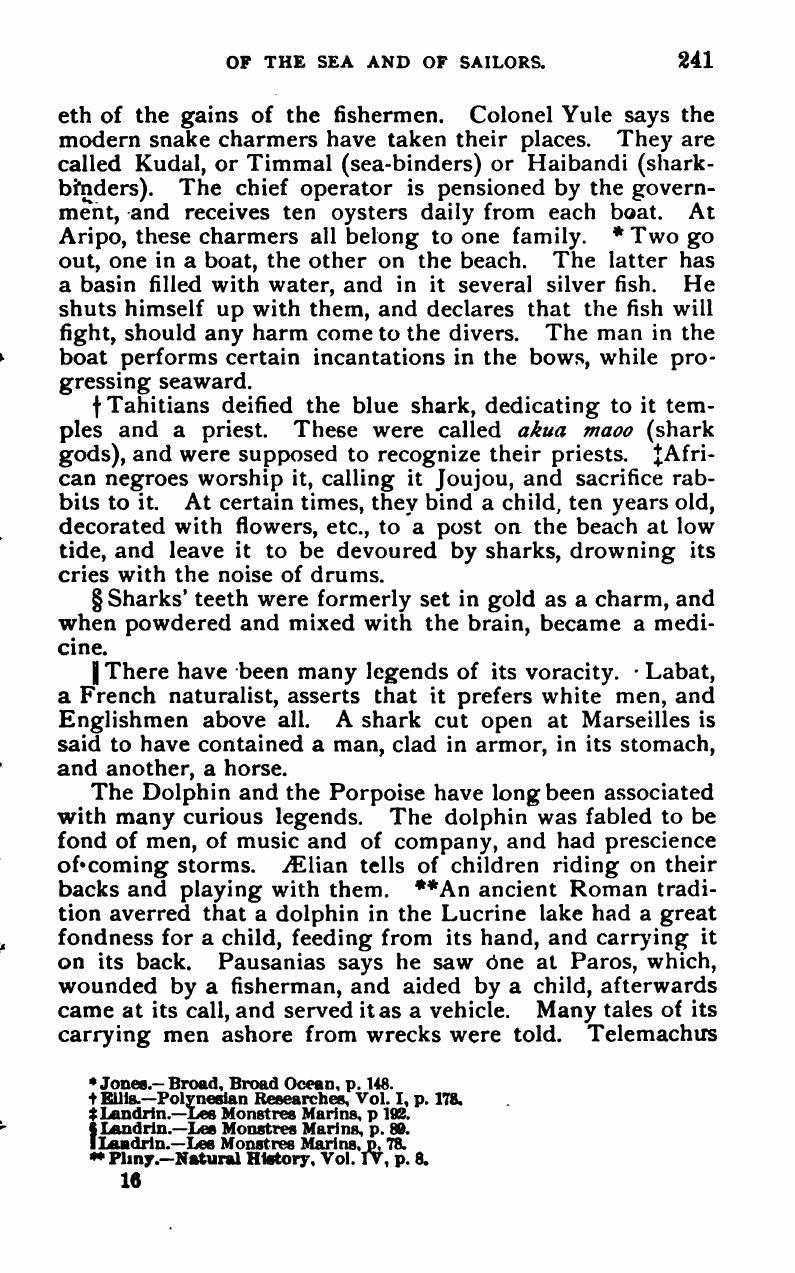 Legends and Superstitions of the Sea, and of Sailors in All Lands and at All Times — страница 242