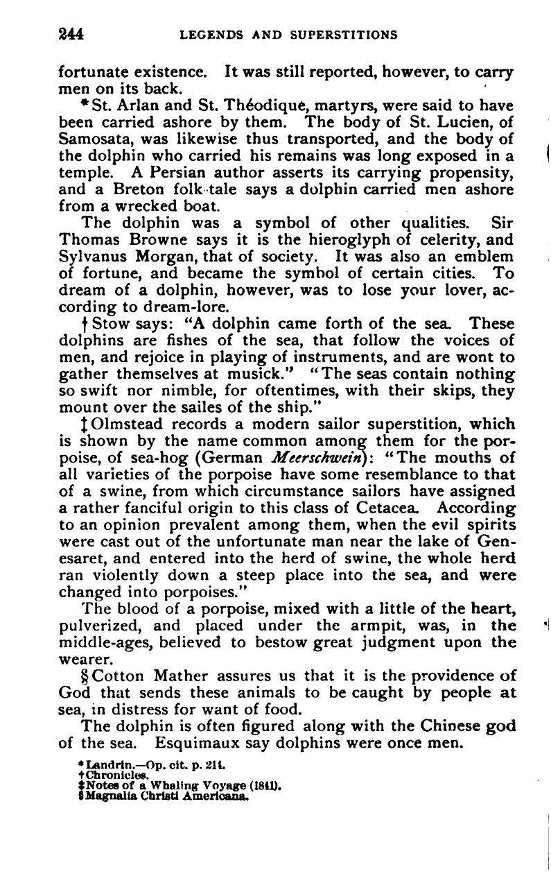 Legends and Superstitions of the Sea, and of Sailors in All Lands and at All Times — страница 245