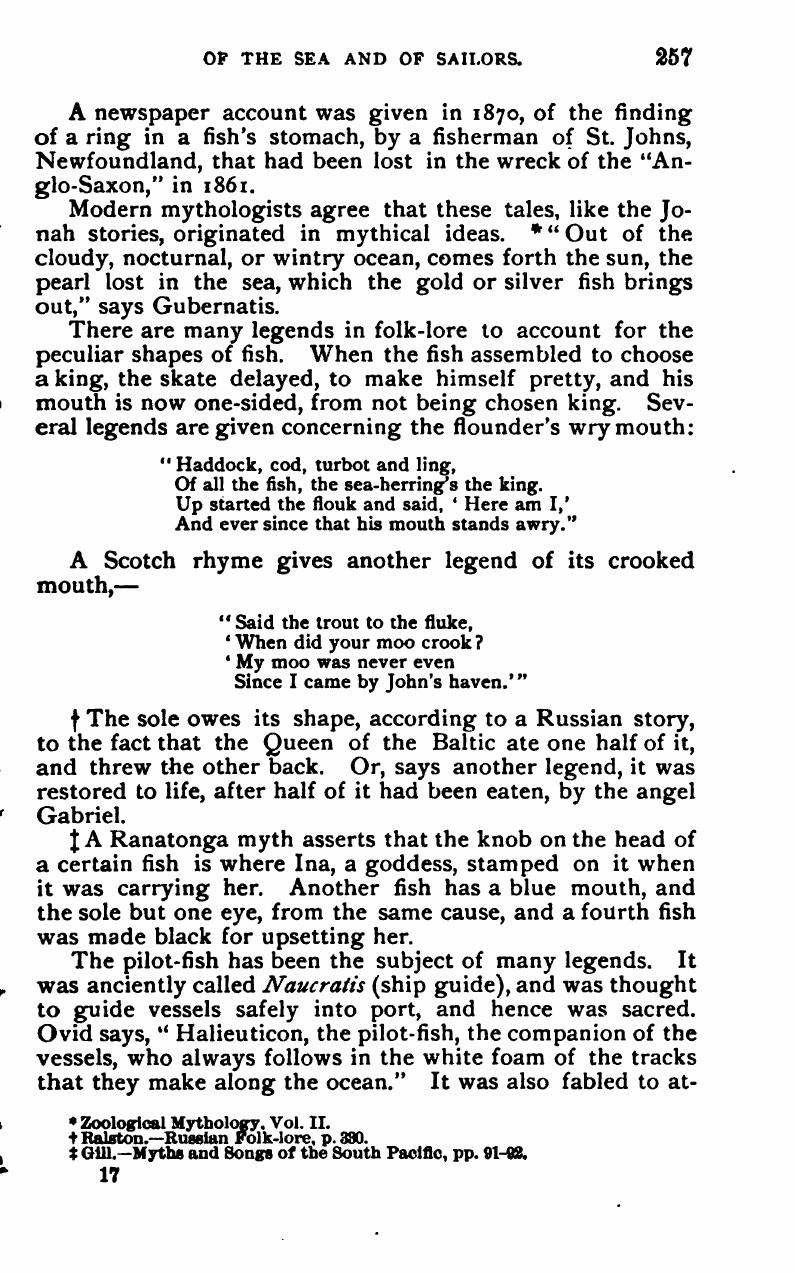 Legends and Superstitions of the Sea, and of Sailors in All Lands and at All Times — страница 258