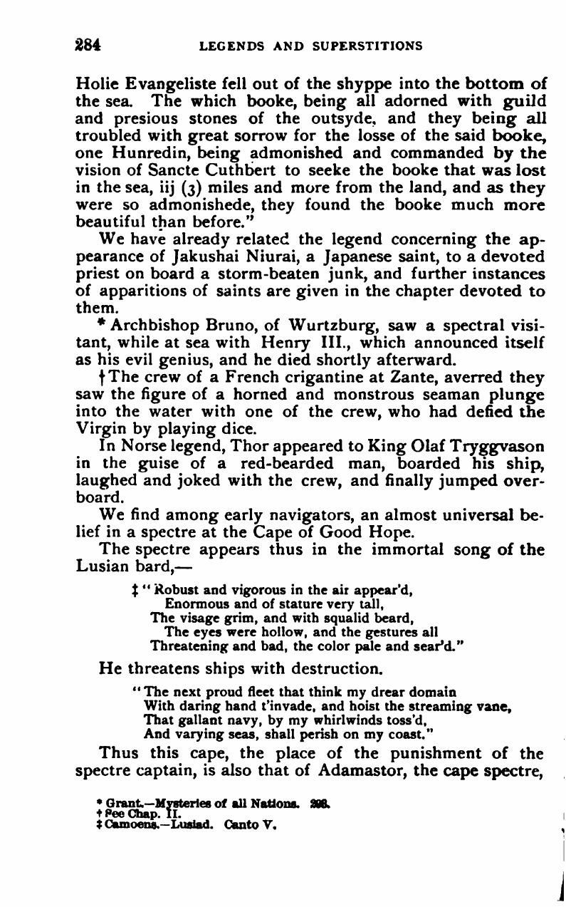 Legends and Superstitions of the Sea, and of Sailors in All Lands and at All Times — страница 285