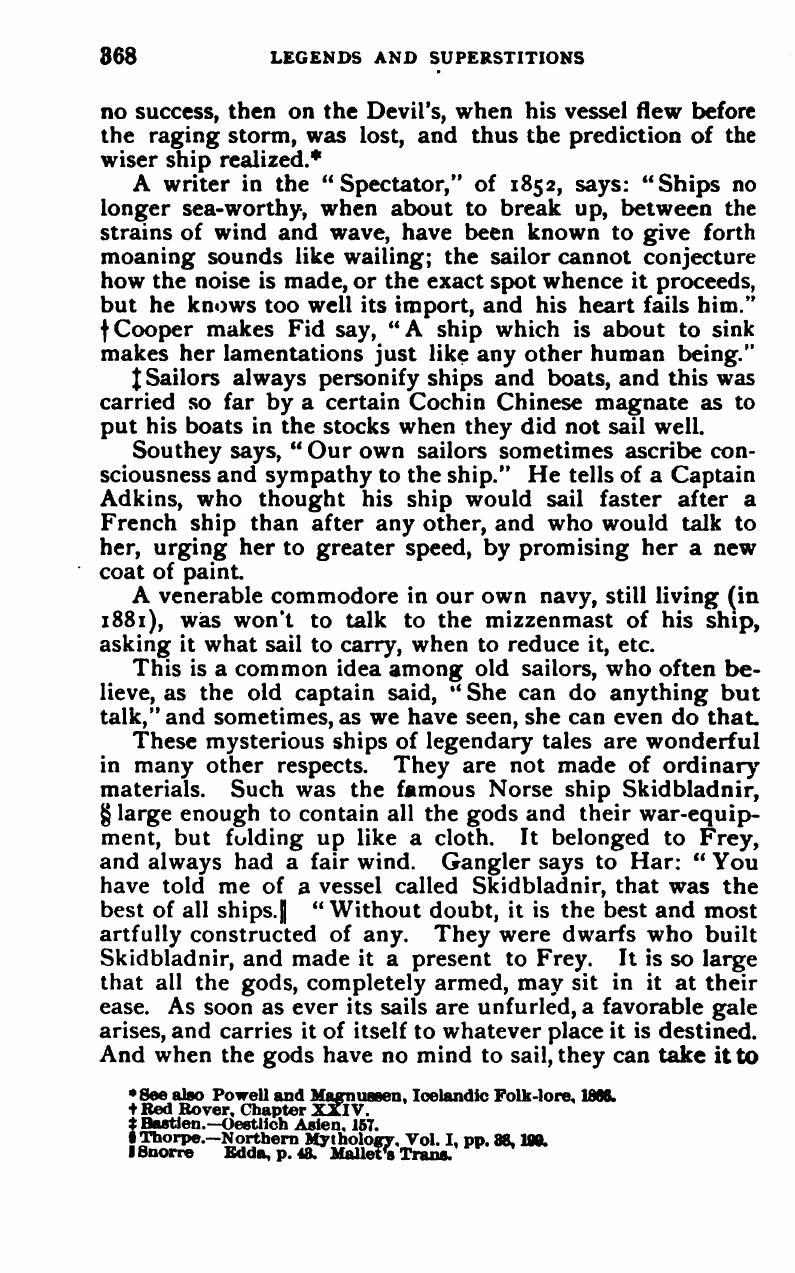 Legends and Superstitions of the Sea, and of Sailors in All Lands and at All Times — страница 369