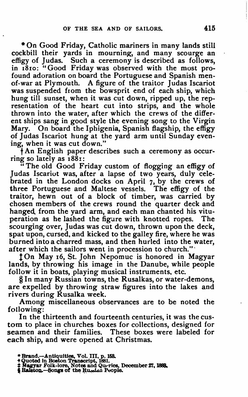 Legends and Superstitions of the Sea, and of Sailors in All Lands and at All Times — страница 416