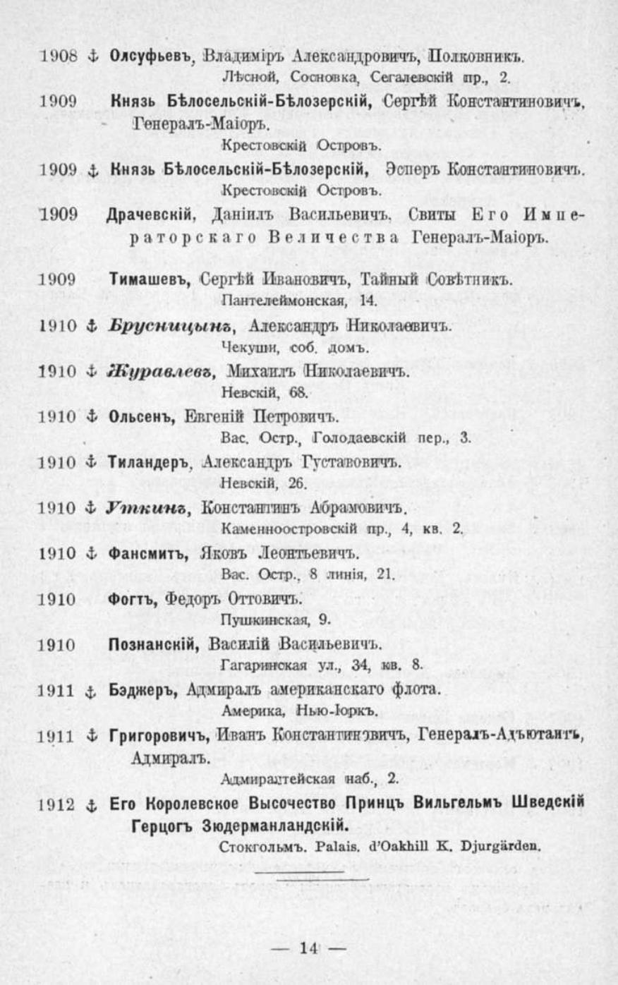 Памятная книга Императорского речного яхт-клуба за 1915 год — страница 18