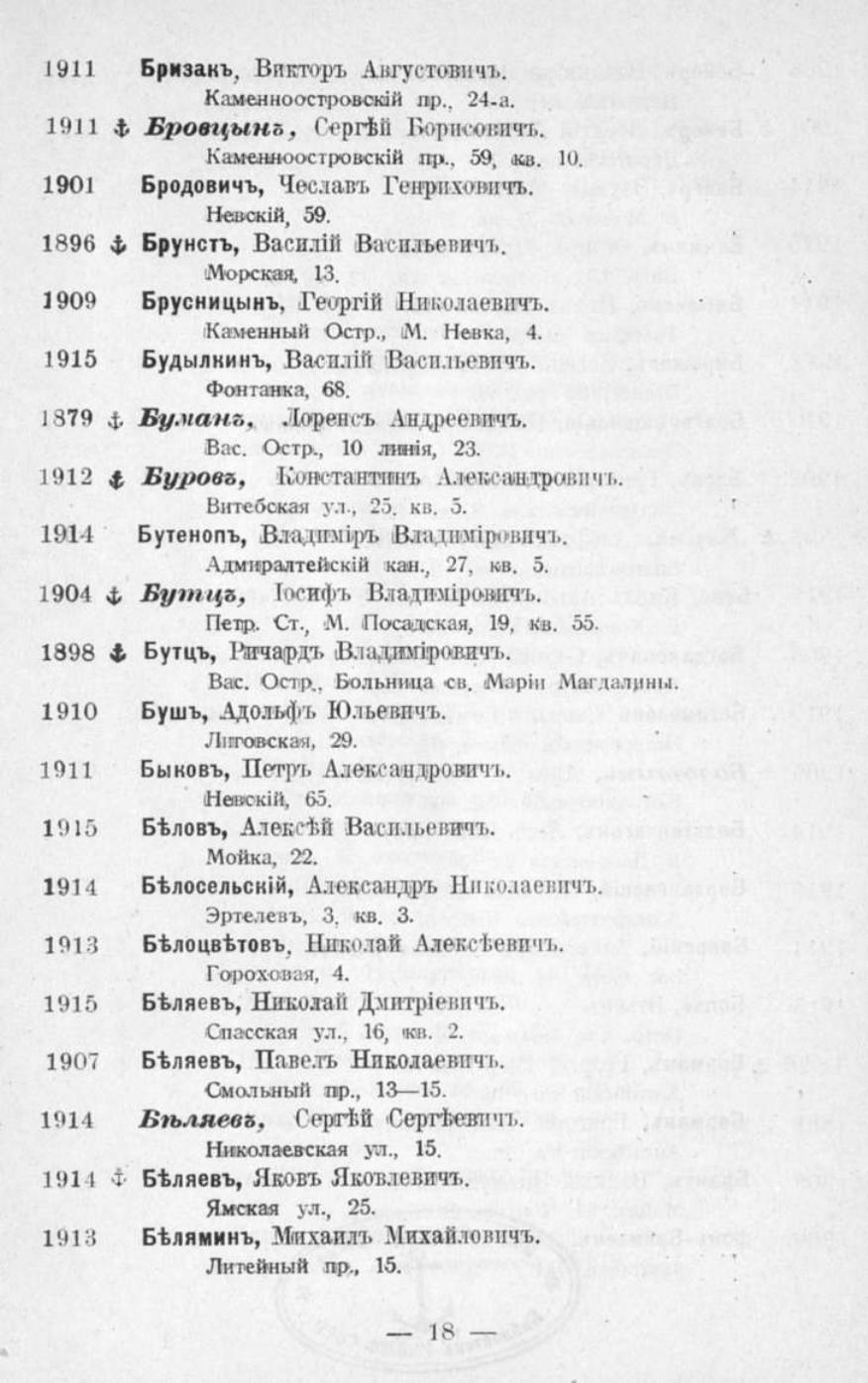 Памятная книга Императорского речного яхт-клуба за 1915 год — страница 22