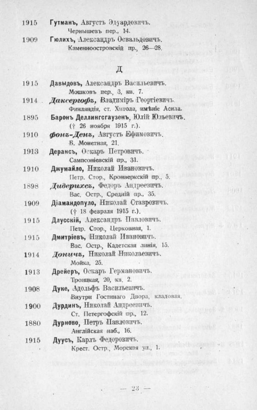 Памятная книга Императорского речного яхт-клуба за 1915 год — страница 27