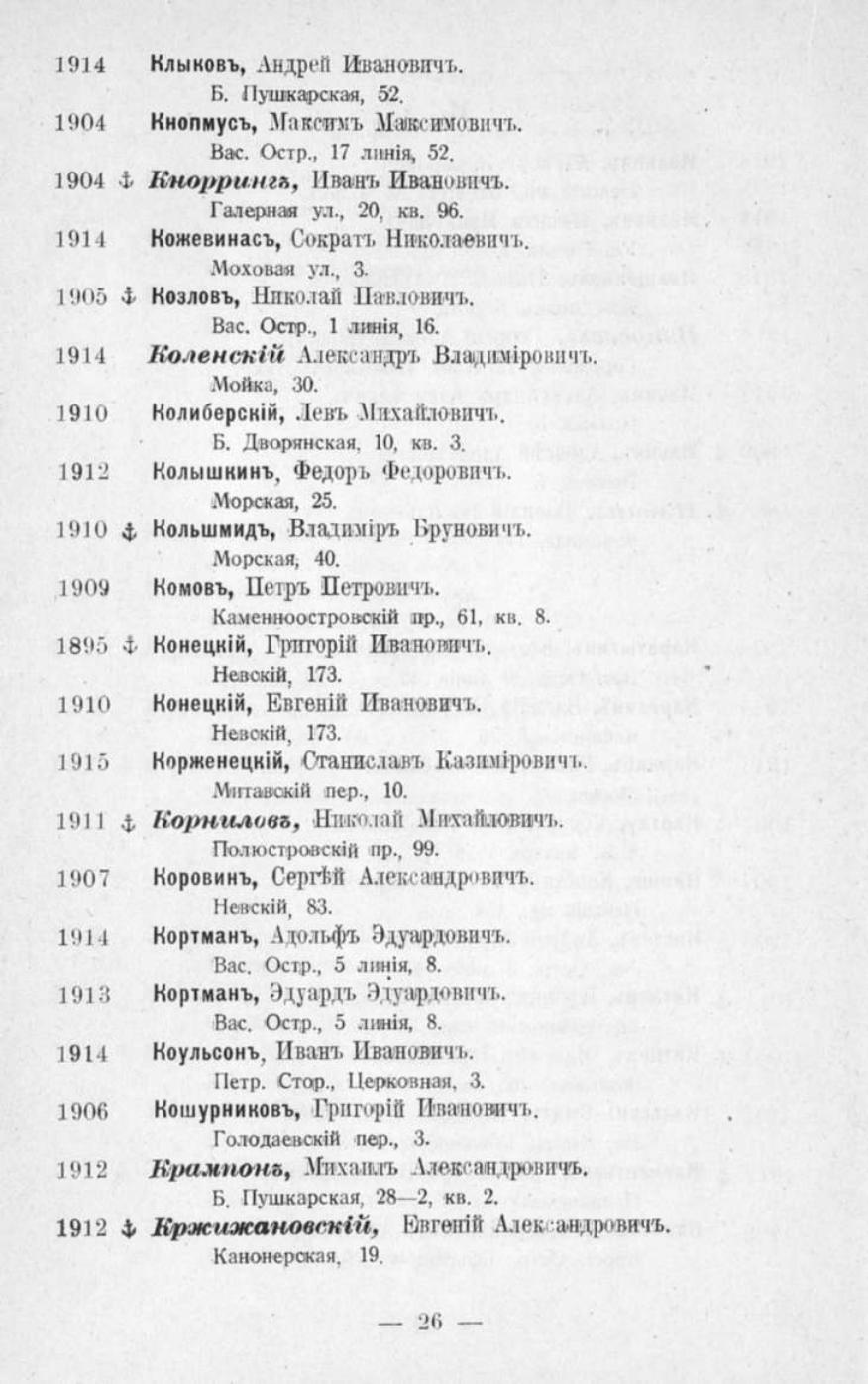 Памятная книга Императорского речного яхт-клуба за 1915 год — страница 30