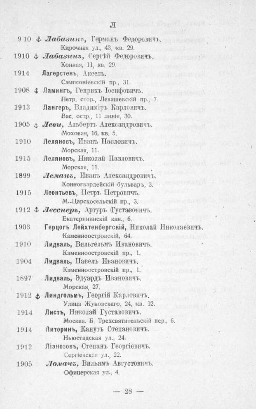 Памятная книга Императорского речного яхт-клуба за 1915 год — страница 32