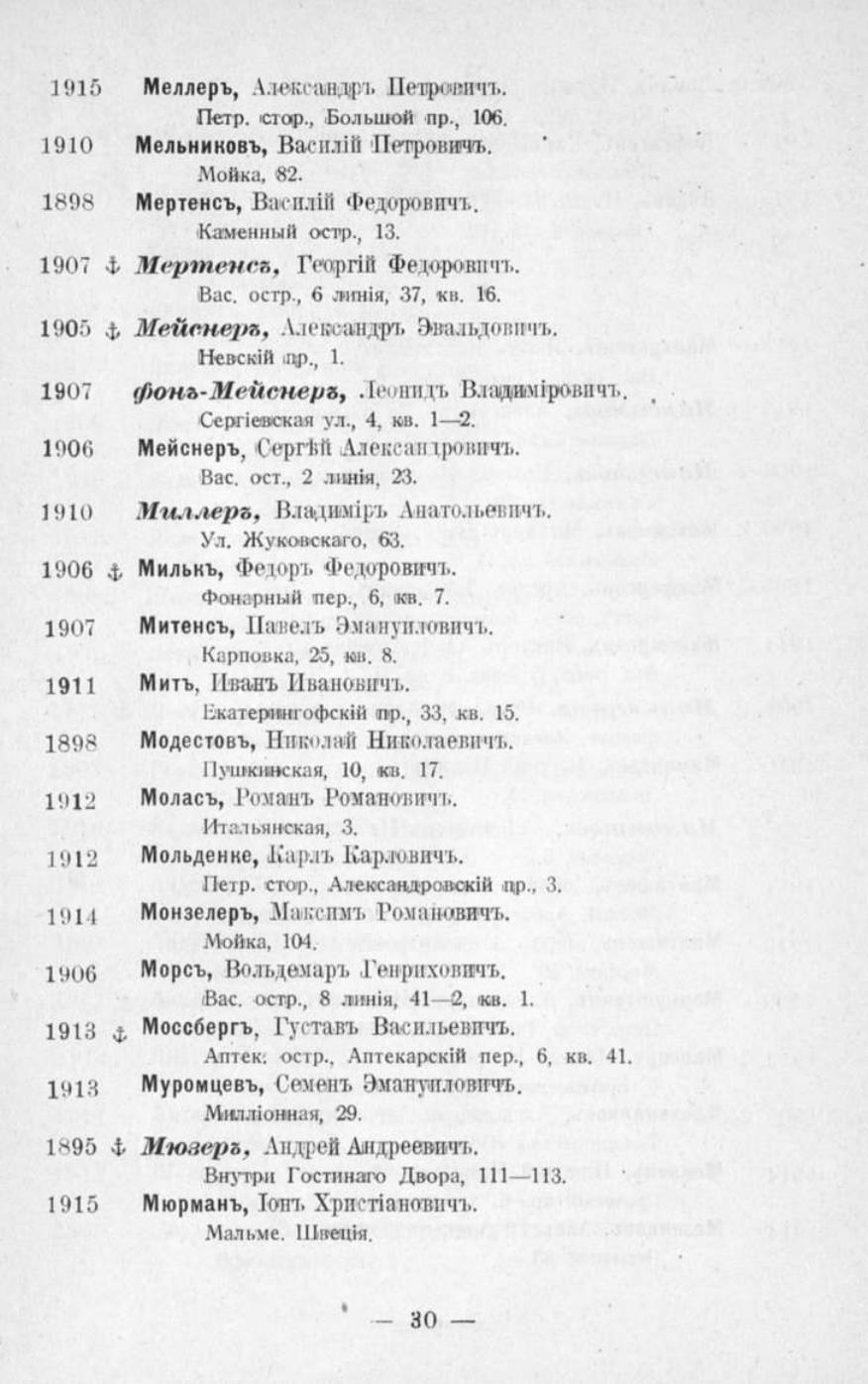 Памятная книга Императорского речного яхт-клуба за 1915 год — страница 34