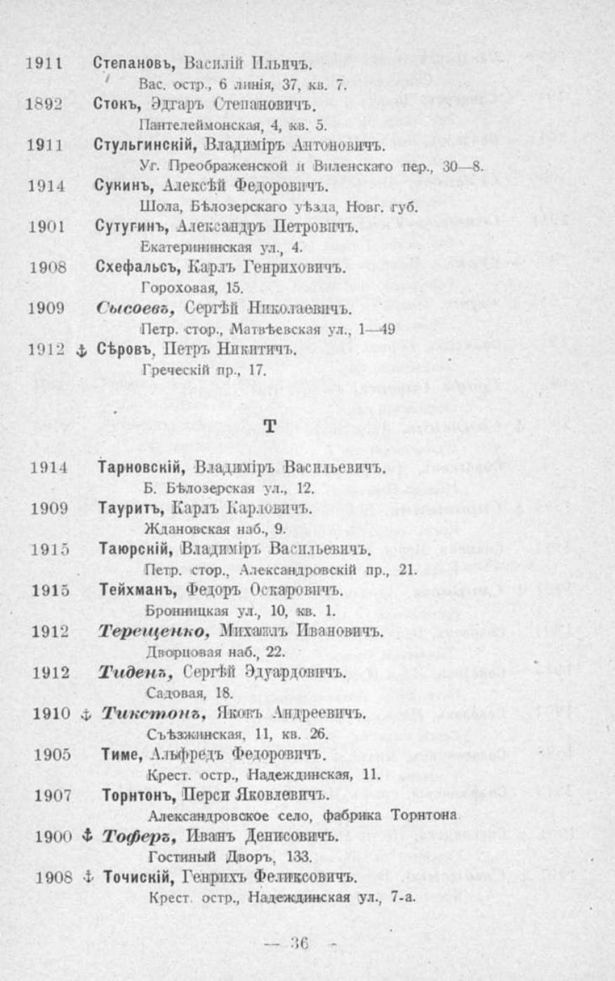 Памятная книга Императорского речного яхт-клуба за 1915 год — страница 40