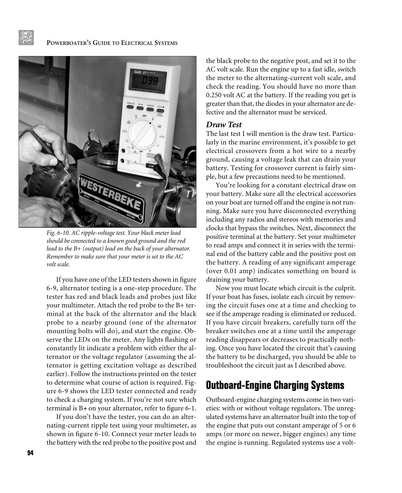 Powerboater's Guide to Electrical Systems: Maintenance, Troubleshooting, and Improvements — страница 108