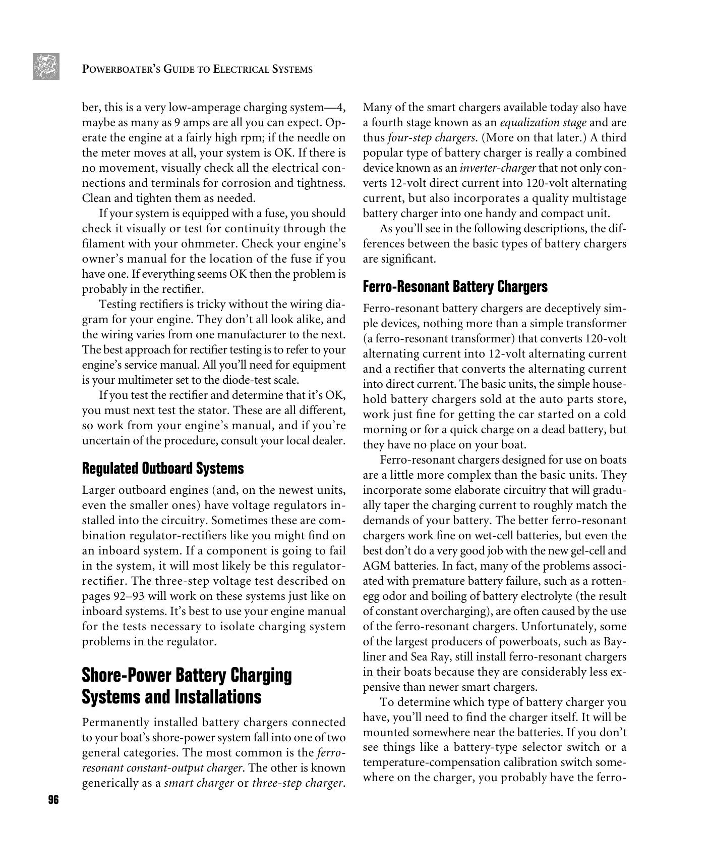 Powerboater's Guide to Electrical Systems: Maintenance, Troubleshooting, and Improvements — страница 110