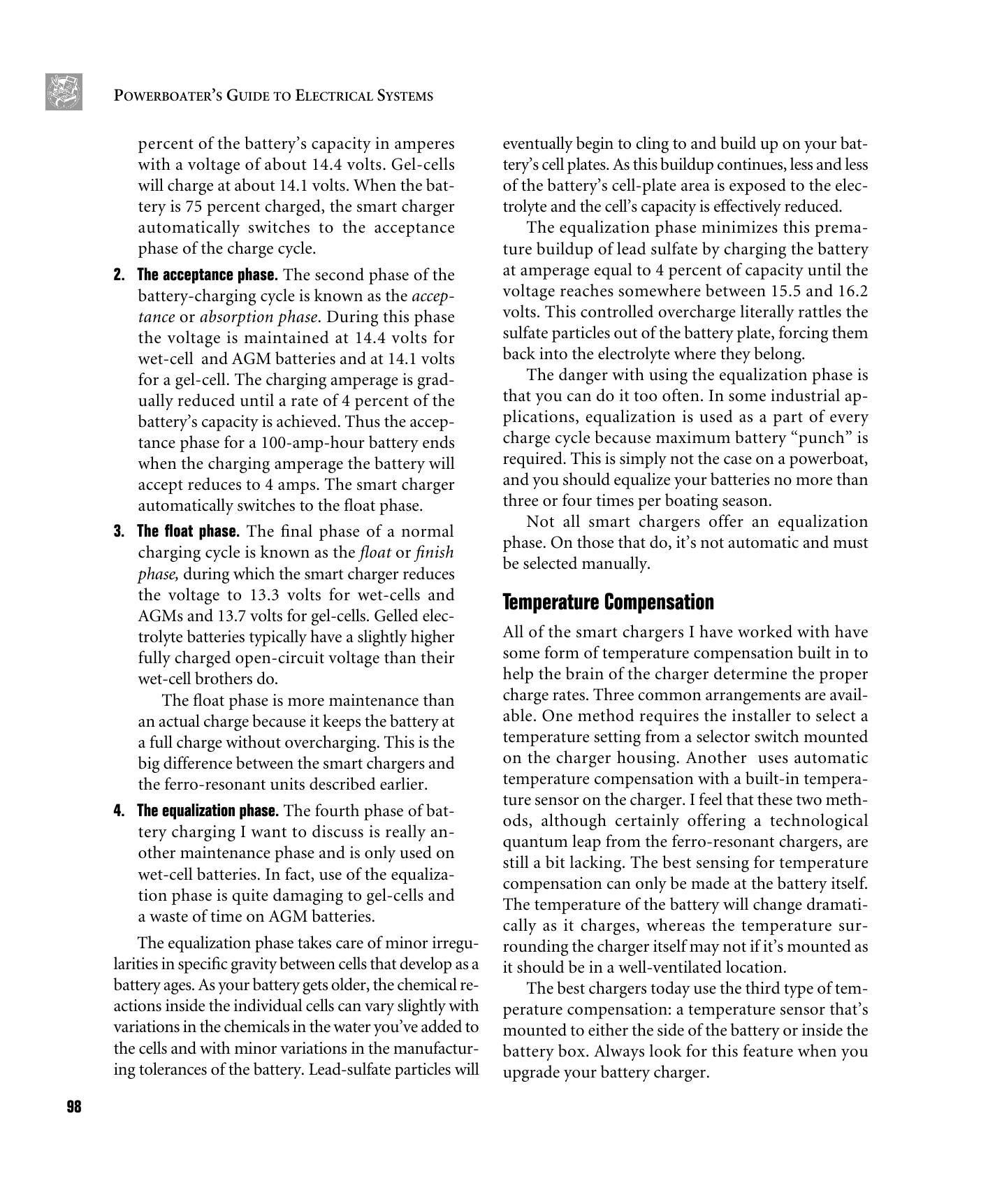 Powerboater's Guide to Electrical Systems: Maintenance, Troubleshooting, and Improvements — страница 112
