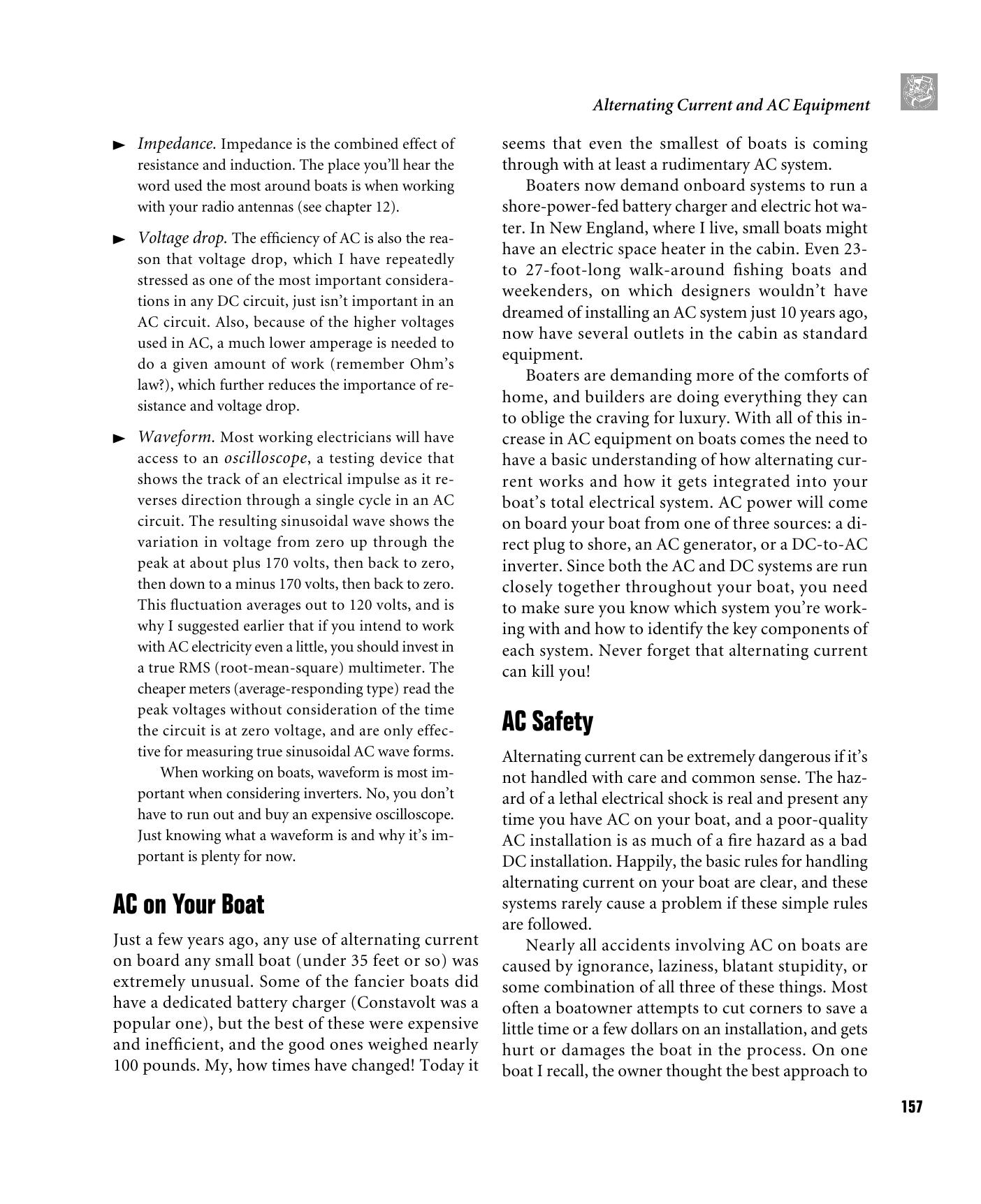 Powerboater's Guide to Electrical Systems: Maintenance, Troubleshooting, and Improvements — страница 171