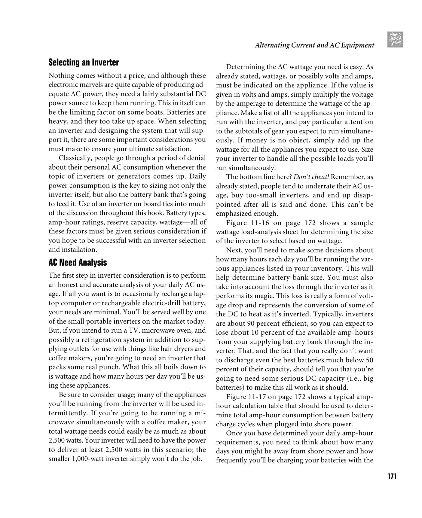 Powerboater's Guide to Electrical Systems: Maintenance, Troubleshooting, and Improvements — страница 185