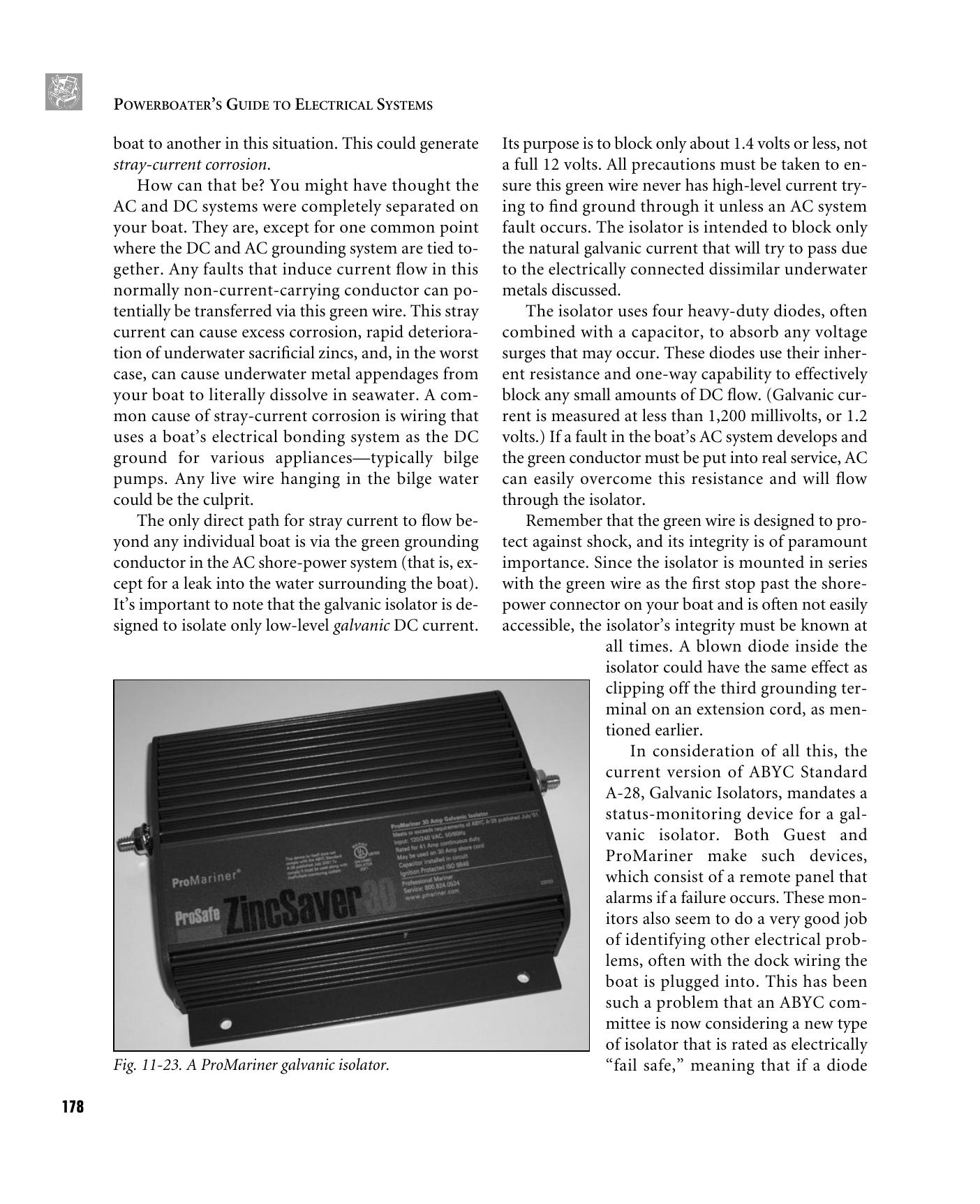 Powerboater's Guide to Electrical Systems: Maintenance, Troubleshooting, and Improvements — страница 192