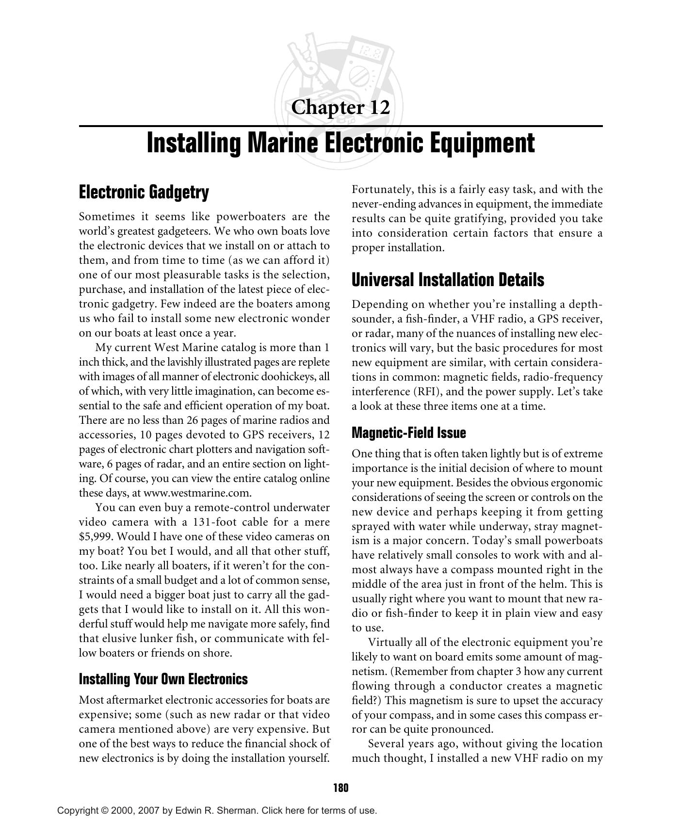 Powerboater's Guide to Electrical Systems: Maintenance, Troubleshooting, and Improvements — страница 194