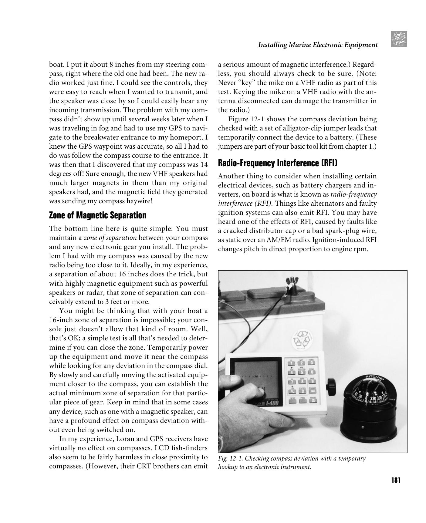 Powerboater's Guide to Electrical Systems: Maintenance, Troubleshooting, and Improvements — страница 195