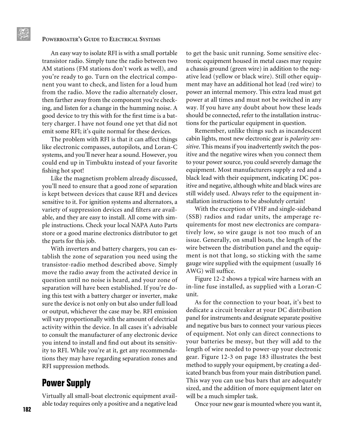 Powerboater's Guide to Electrical Systems: Maintenance, Troubleshooting, and Improvements — страница 196