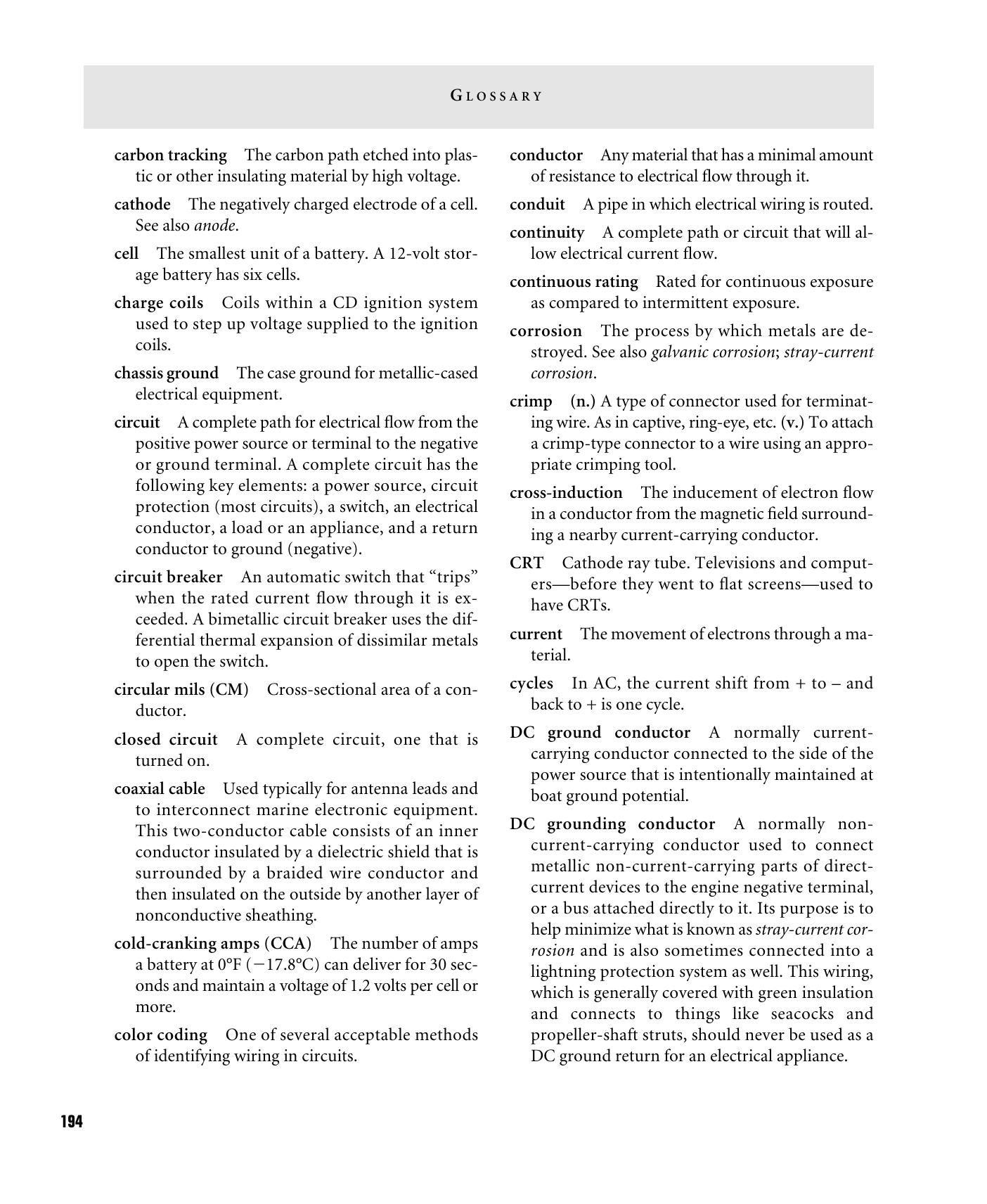 Powerboater's Guide to Electrical Systems: Maintenance, Troubleshooting, and Improvements — страница 208