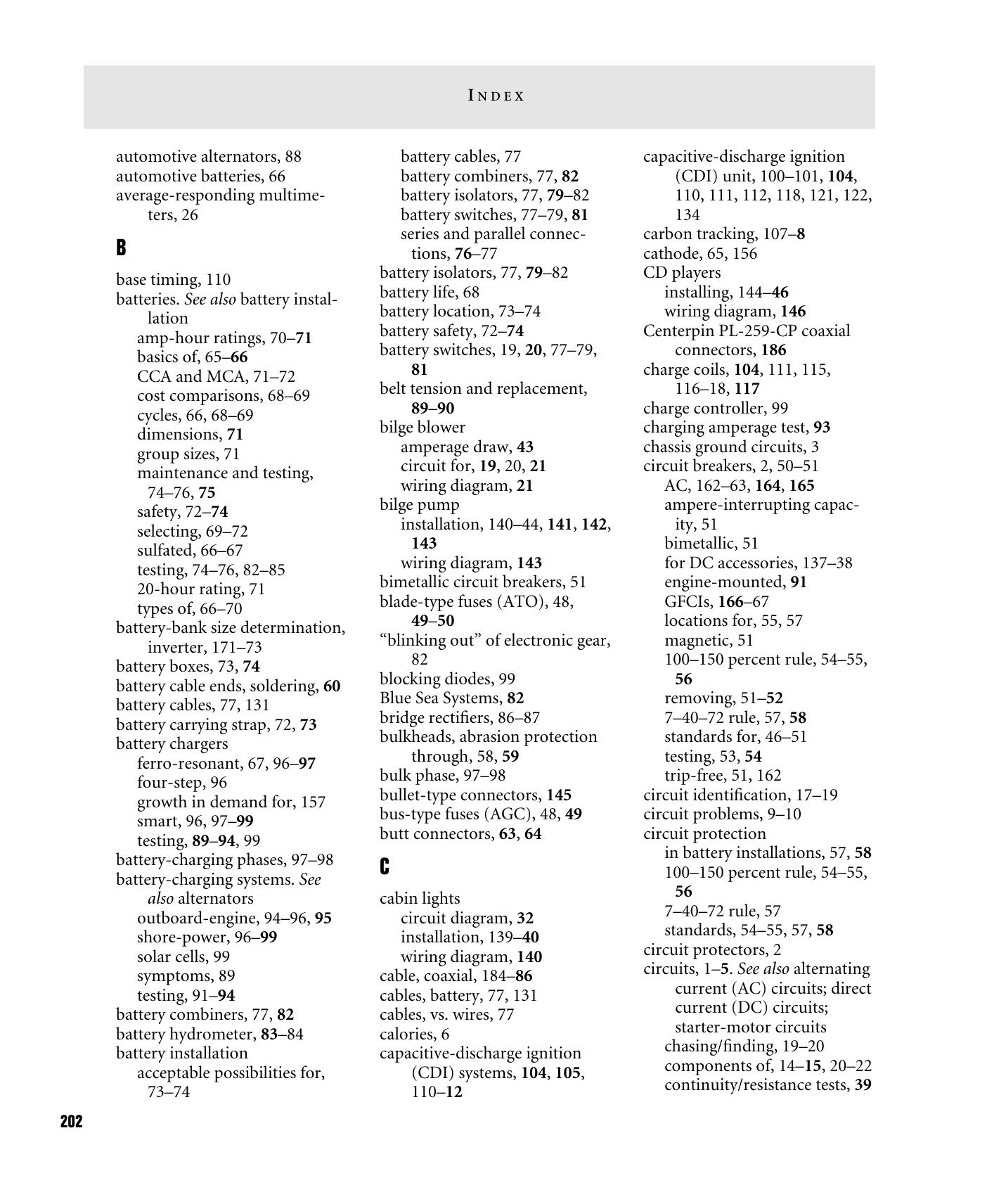 Powerboater's Guide to Electrical Systems: Maintenance, Troubleshooting, and Improvements — страница 216