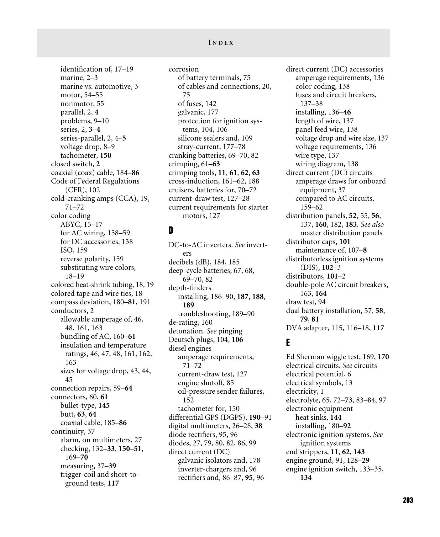 Powerboater's Guide to Electrical Systems: Maintenance, Troubleshooting, and Improvements — страница 217