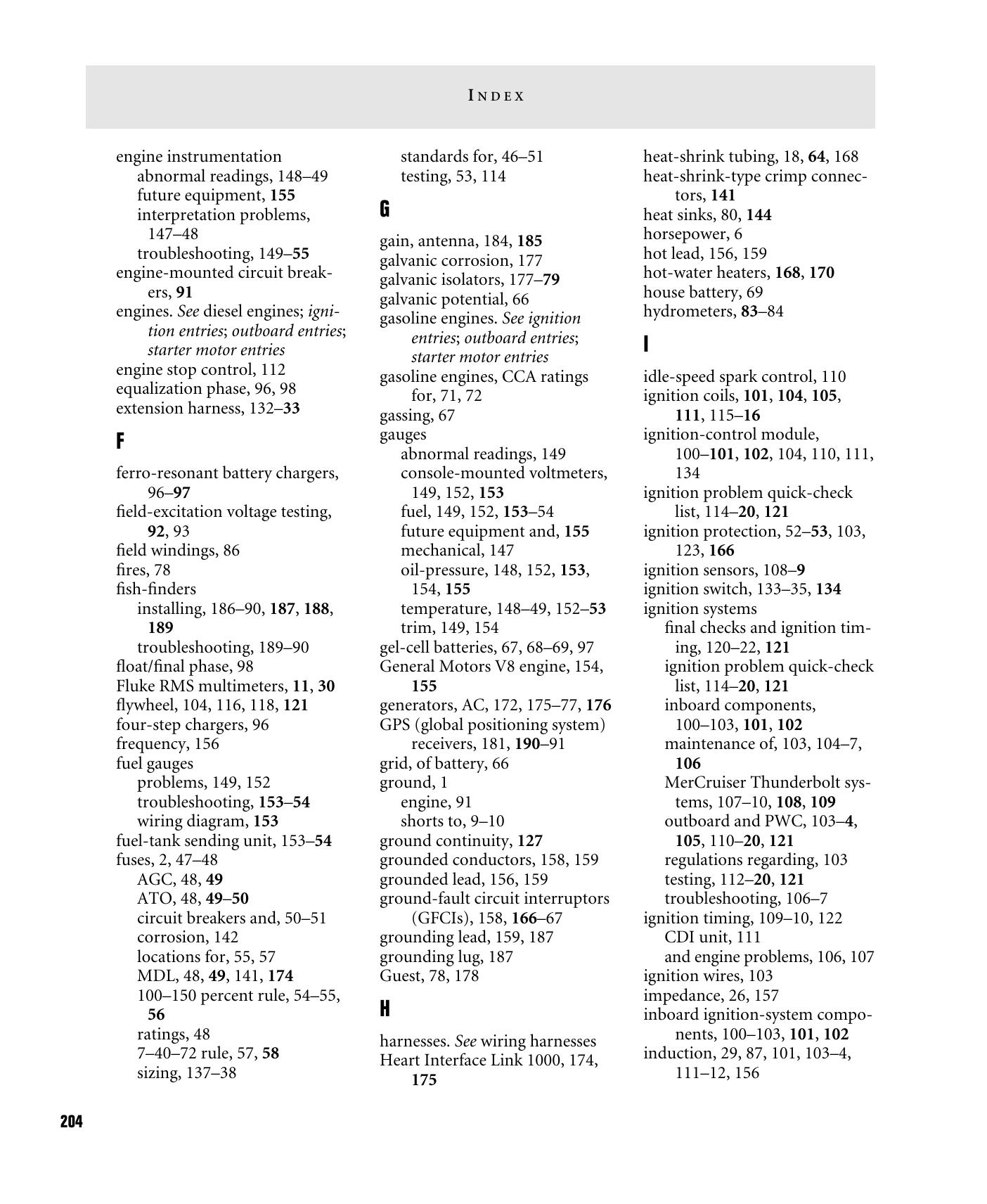 Powerboater's Guide to Electrical Systems: Maintenance, Troubleshooting, and Improvements — страница 218