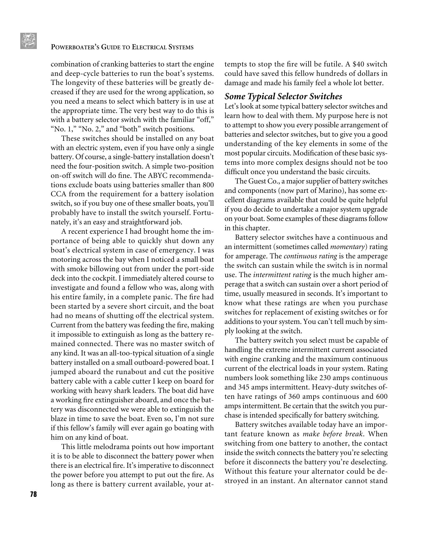 Powerboater's Guide to Electrical Systems: Maintenance, Troubleshooting, and Improvements — страница 92