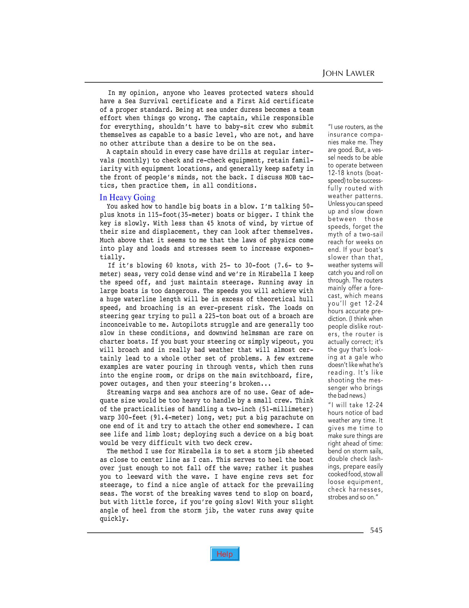 Practical Seamanship: Essential Skills for the Modern Sailor — страница 545